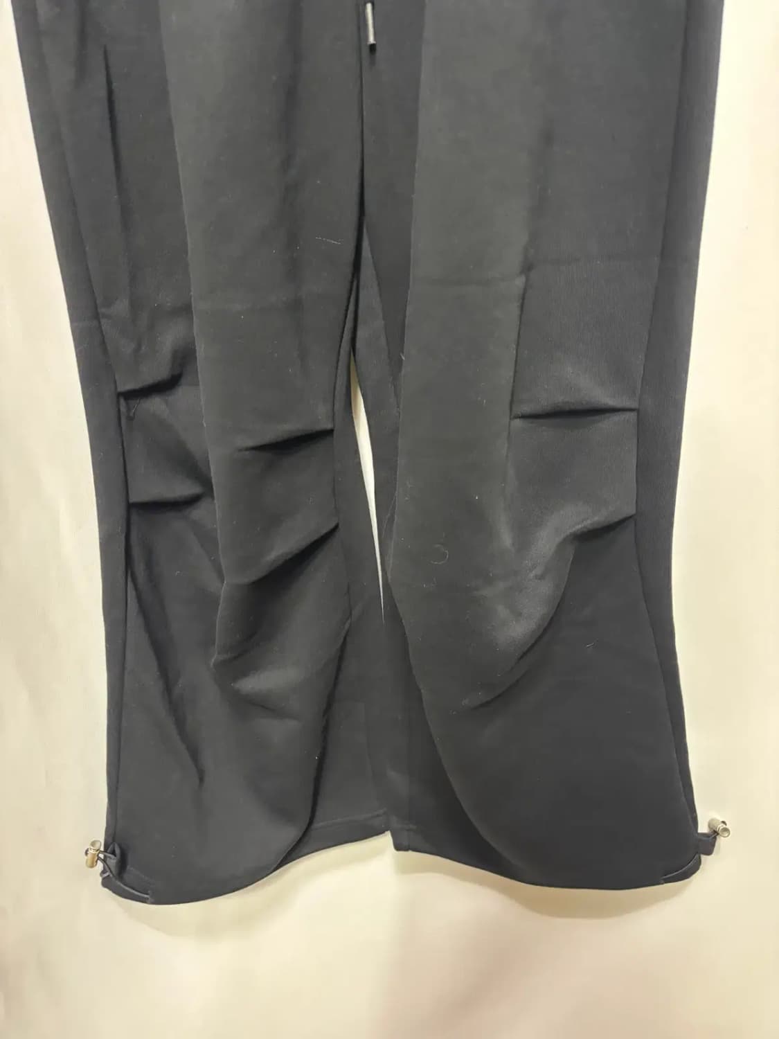 남녀공용 바운더리 블랙 와이드핏 카고 트레이닝 팬츠 L 상품이미지3