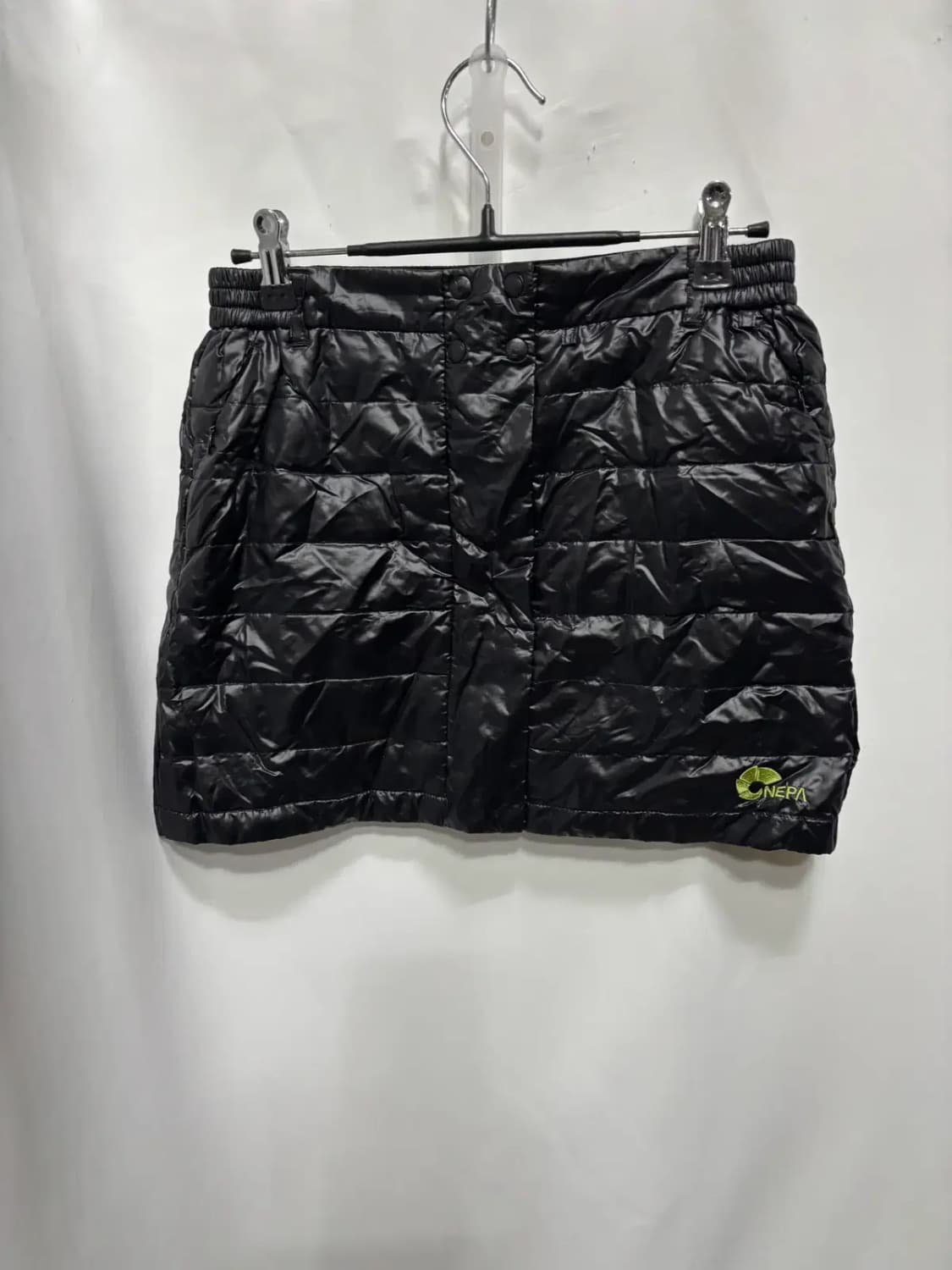 네파(NEPA)블랙 패딩 미니 스커트 치마 S 상품이미지1
