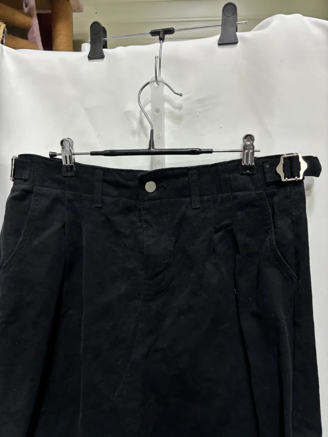 CICOCICA(쇼시카)블랙 버클 벨트 미디스커트 XL 상품이미지2