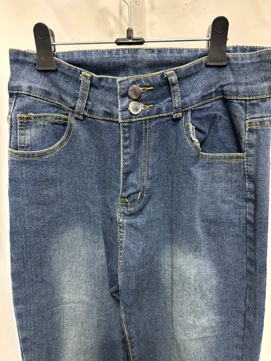 패션진스 미드블루 세미 부츠컷 청바지 진 M 상품이미지2