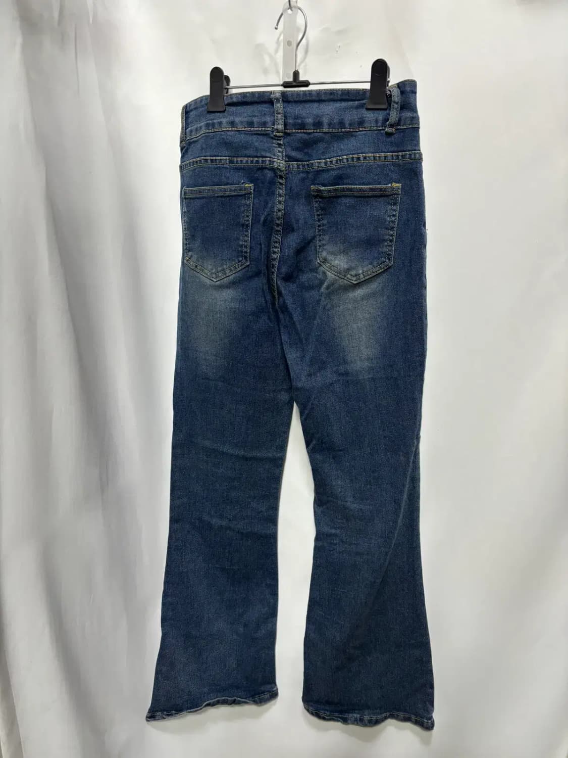 패션진스 미드블루 세미 부츠컷 청바지 진 M 상품이미지4