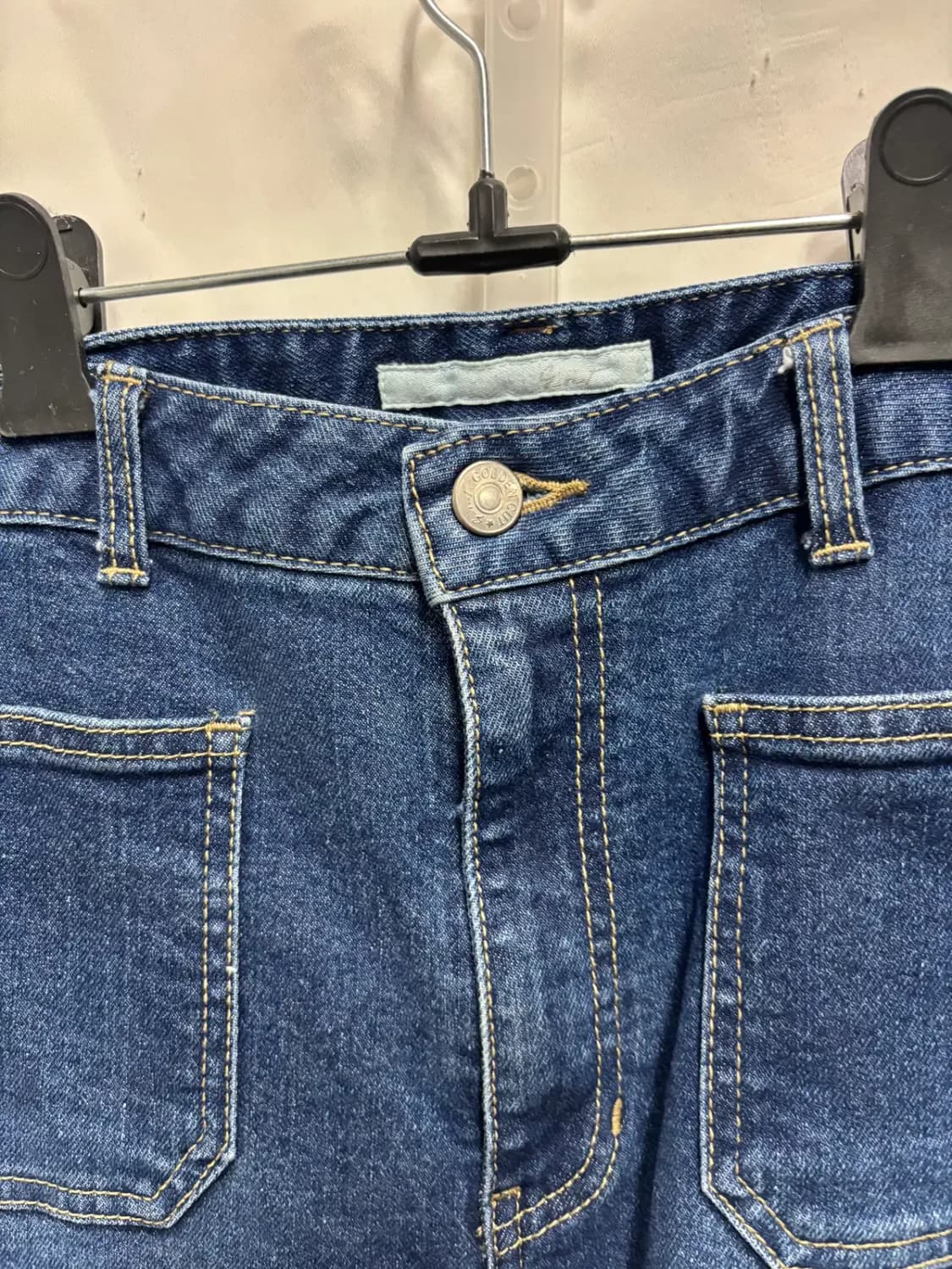 앞포켓 와이드 레그 데님 팬츠 55 상품이미지2