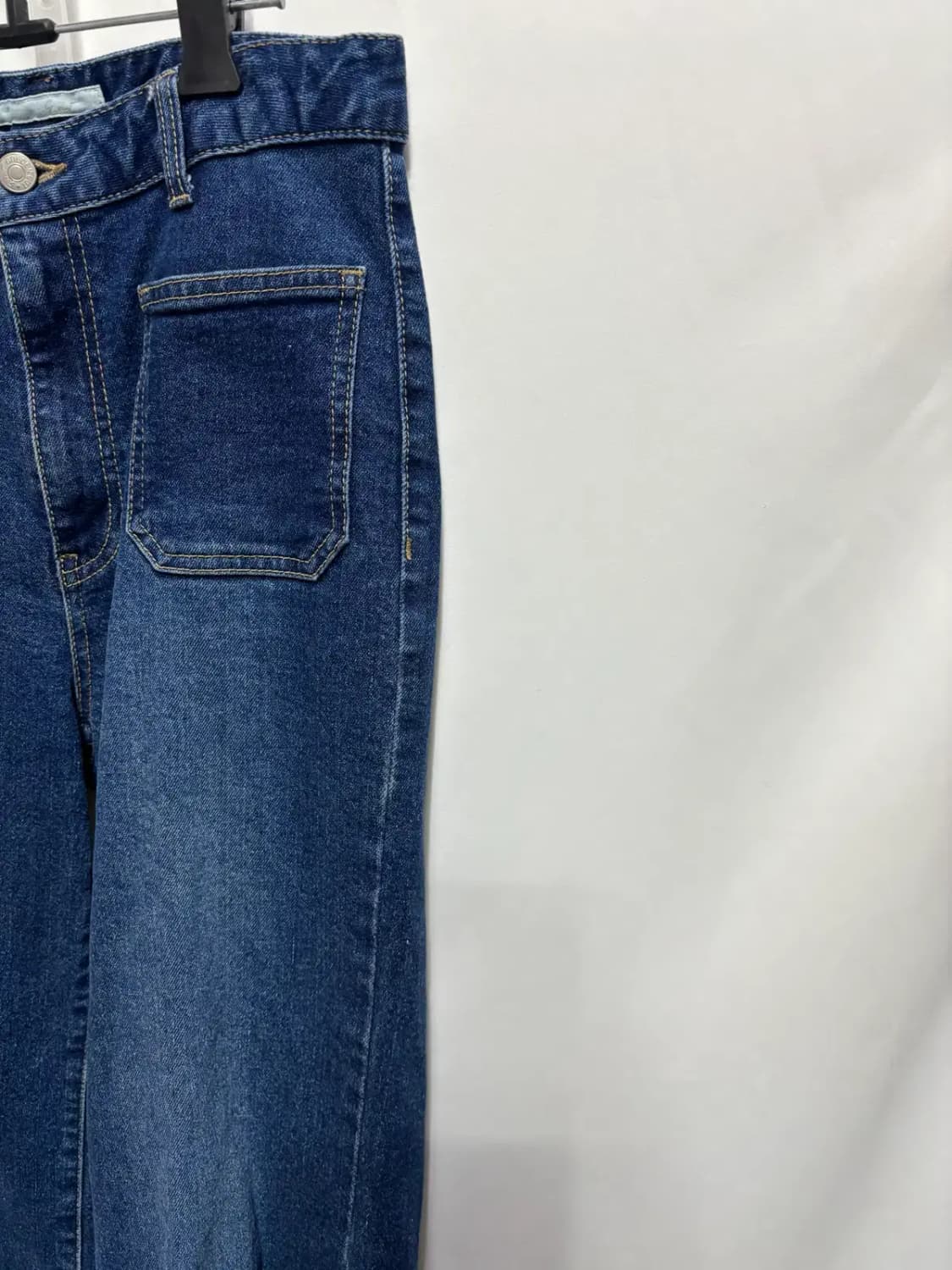 앞포켓 와이드 레그 데님 팬츠 55 상품이미지3