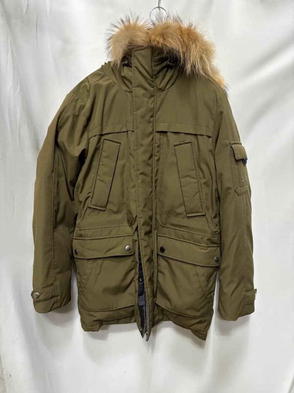 트루젠 라쿤후드털 오리털 패딩 점퍼 상품이미지1