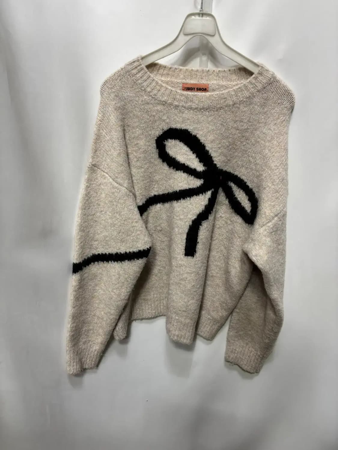 주디샾 리본 포인트 스웨터 상품이미지1