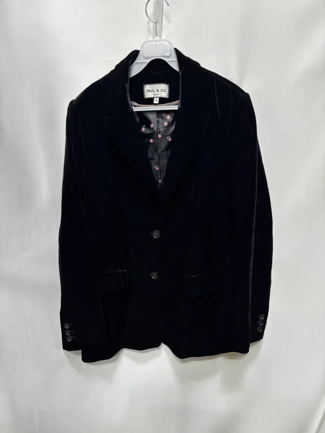 폴앤조 (PAUL & JOE)블랙 벨벳 블레이저 자켓 88 상품이미지1