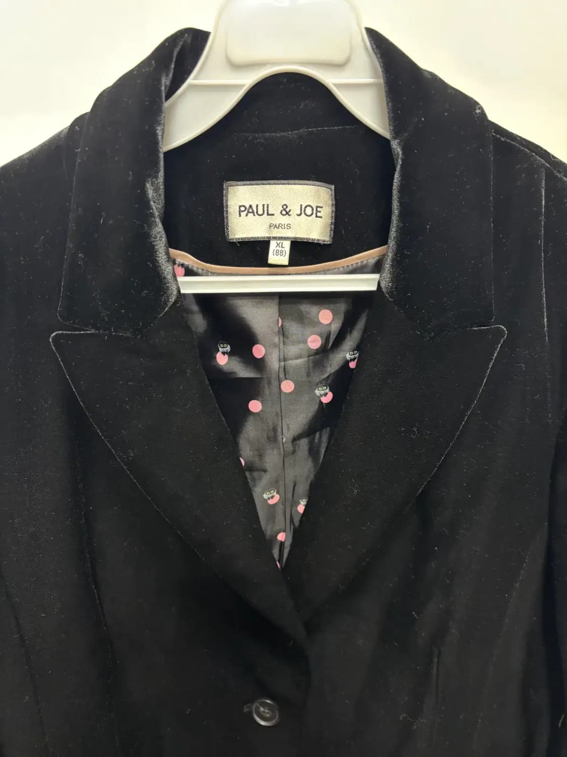 폴앤조 (PAUL & JOE)블랙 벨벳 블레이저 자켓 88 상품이미지2
