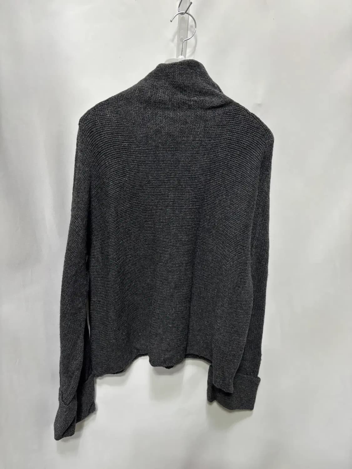 DKNY 램스울 100% 그레이 터틀넥 스웨터 S 상품이미지4