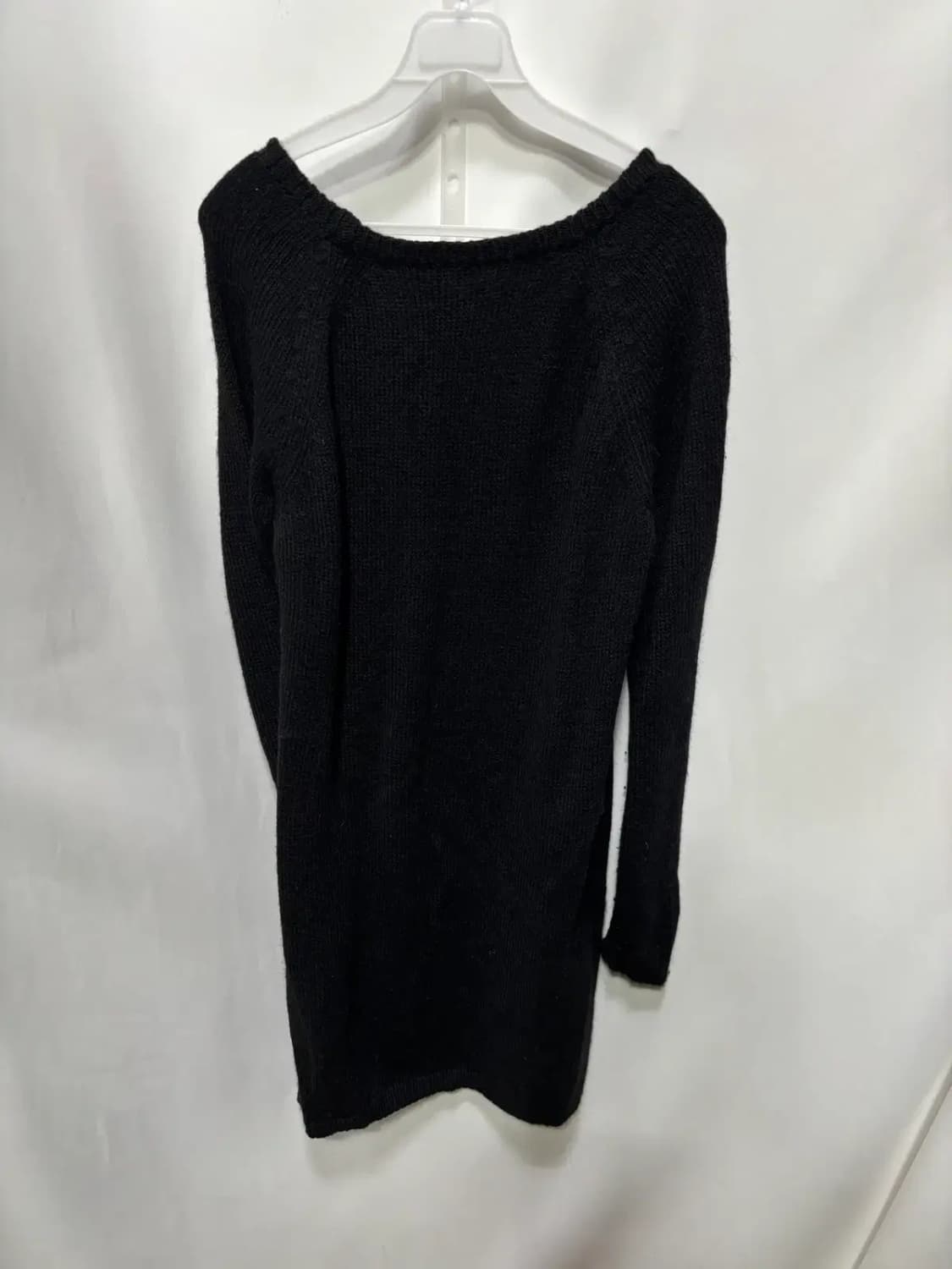 아떼(athe)블랙 앙고라 혼방 롱 니트 2 상품이미지4