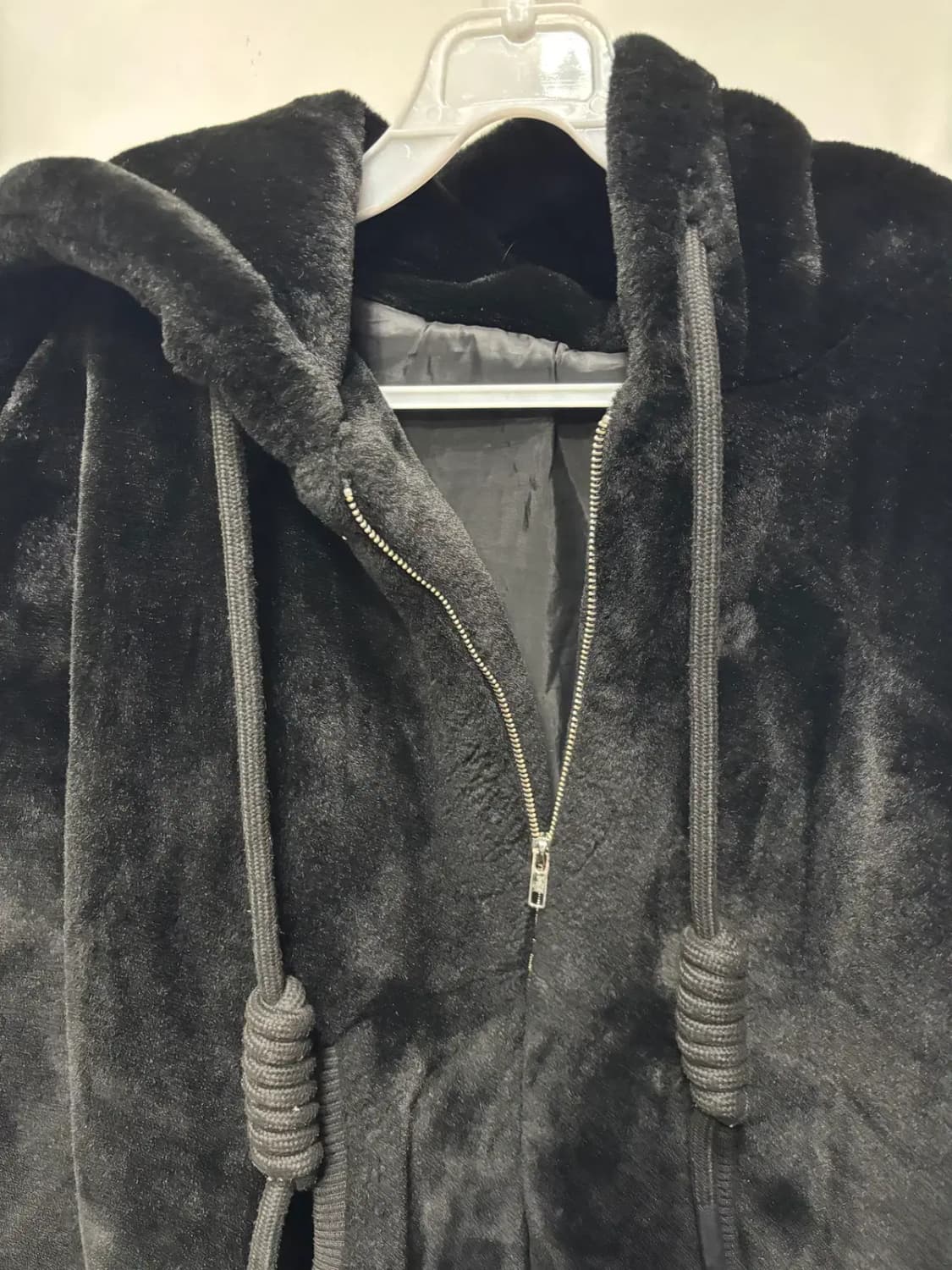 인조 모피(페이크 퍼)후드 집업 자켓 상품이미지2