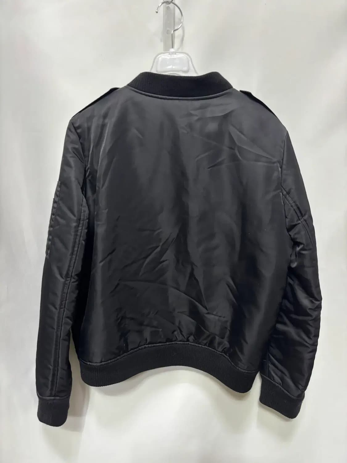 블랙 봄버 재킷 항공 점퍼 상품이미지4