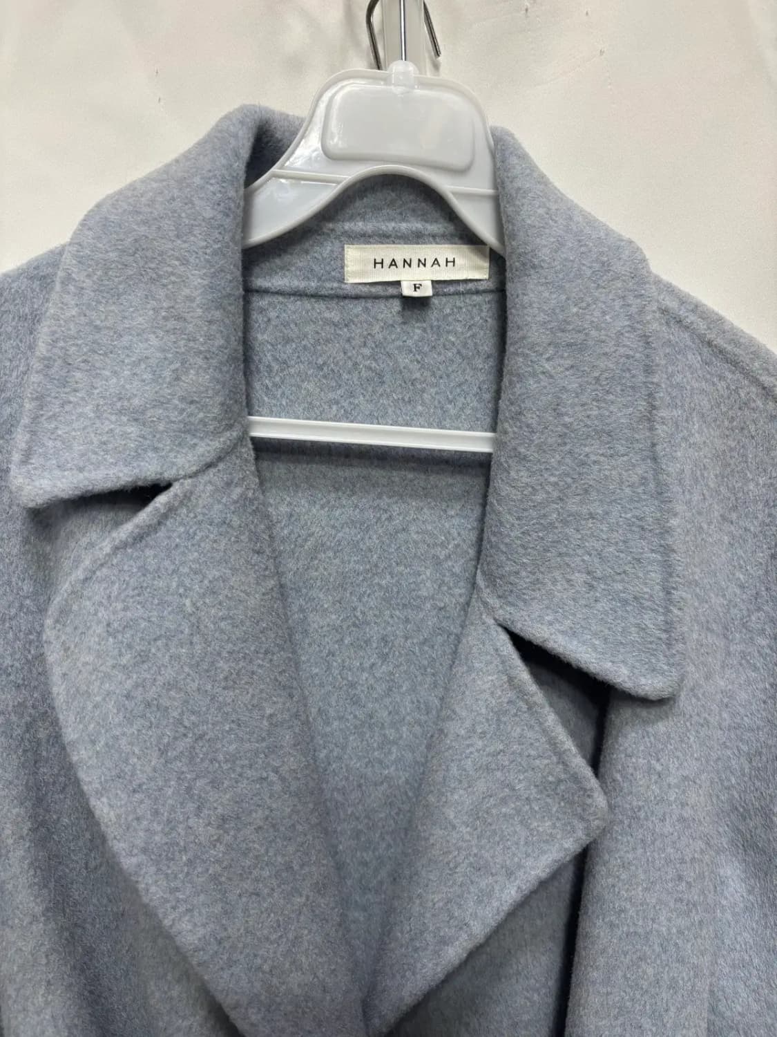 한나(HANNAH)더블 브레스티드 벨티드 롱코트 F 상품이미지2