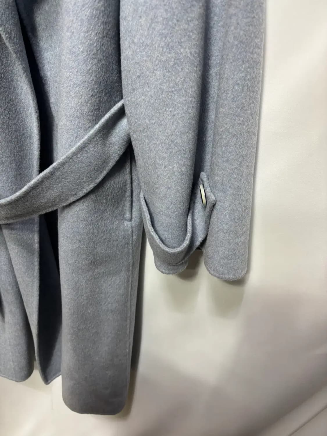 한나(HANNAH)더블 브레스티드 벨티드 롱코트 F 상품이미지3