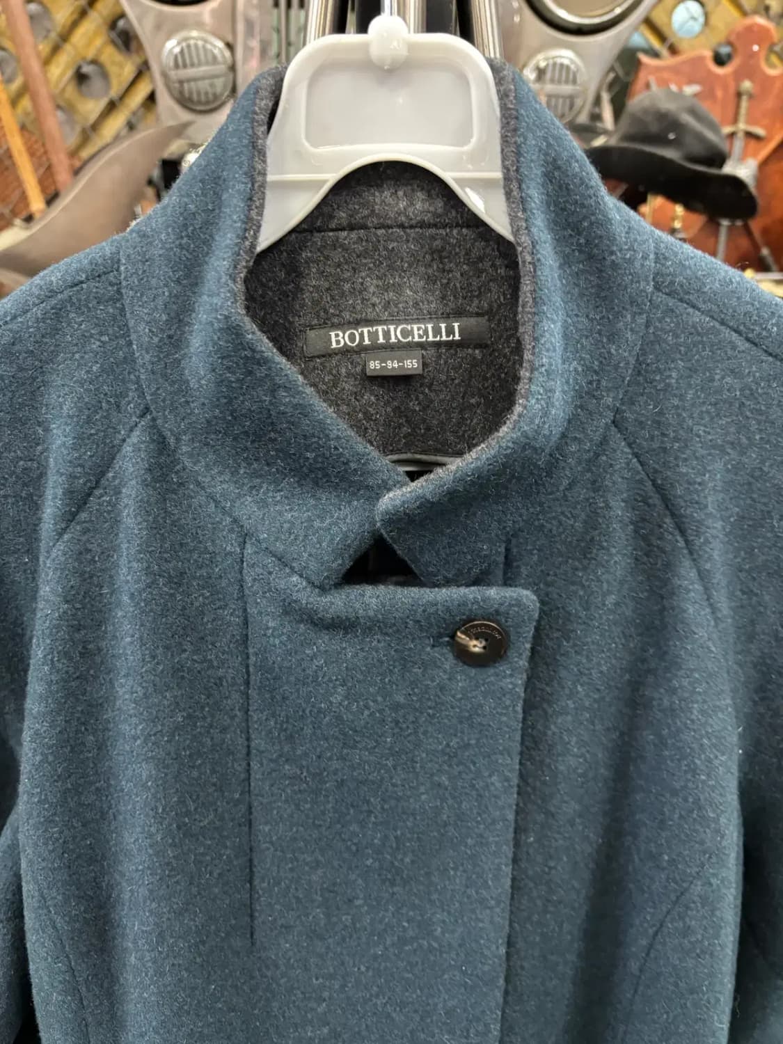 보티첼리(BOTTICELLI) 모+앙고라 혼방 망또 판쵸 코트 상품이미지2