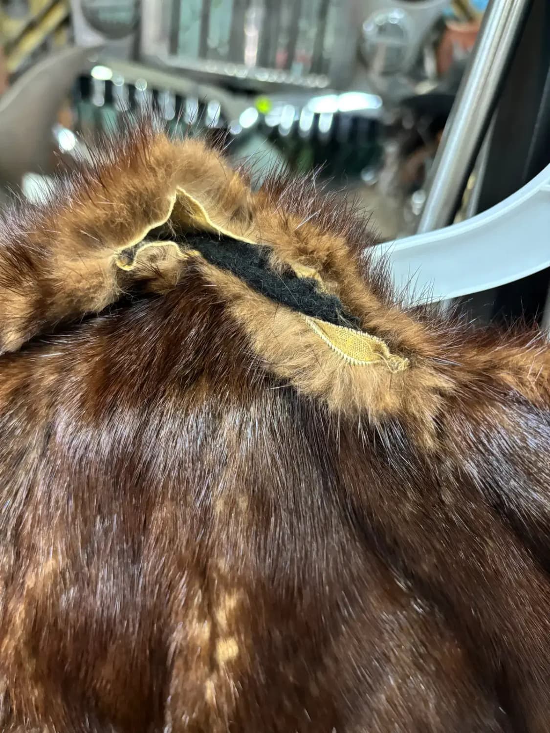 밍크 조끼 리폼용 수선용 파손품 상품이미지2