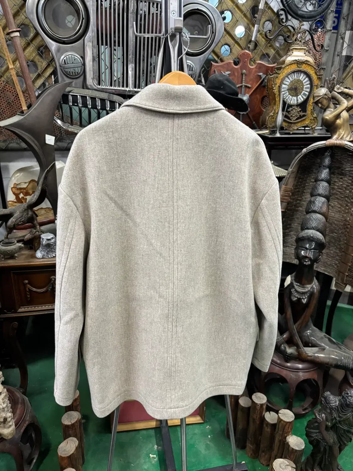 타임(TIME) 남성 모+캐시미어 블레이저 재킷 상품이미지4