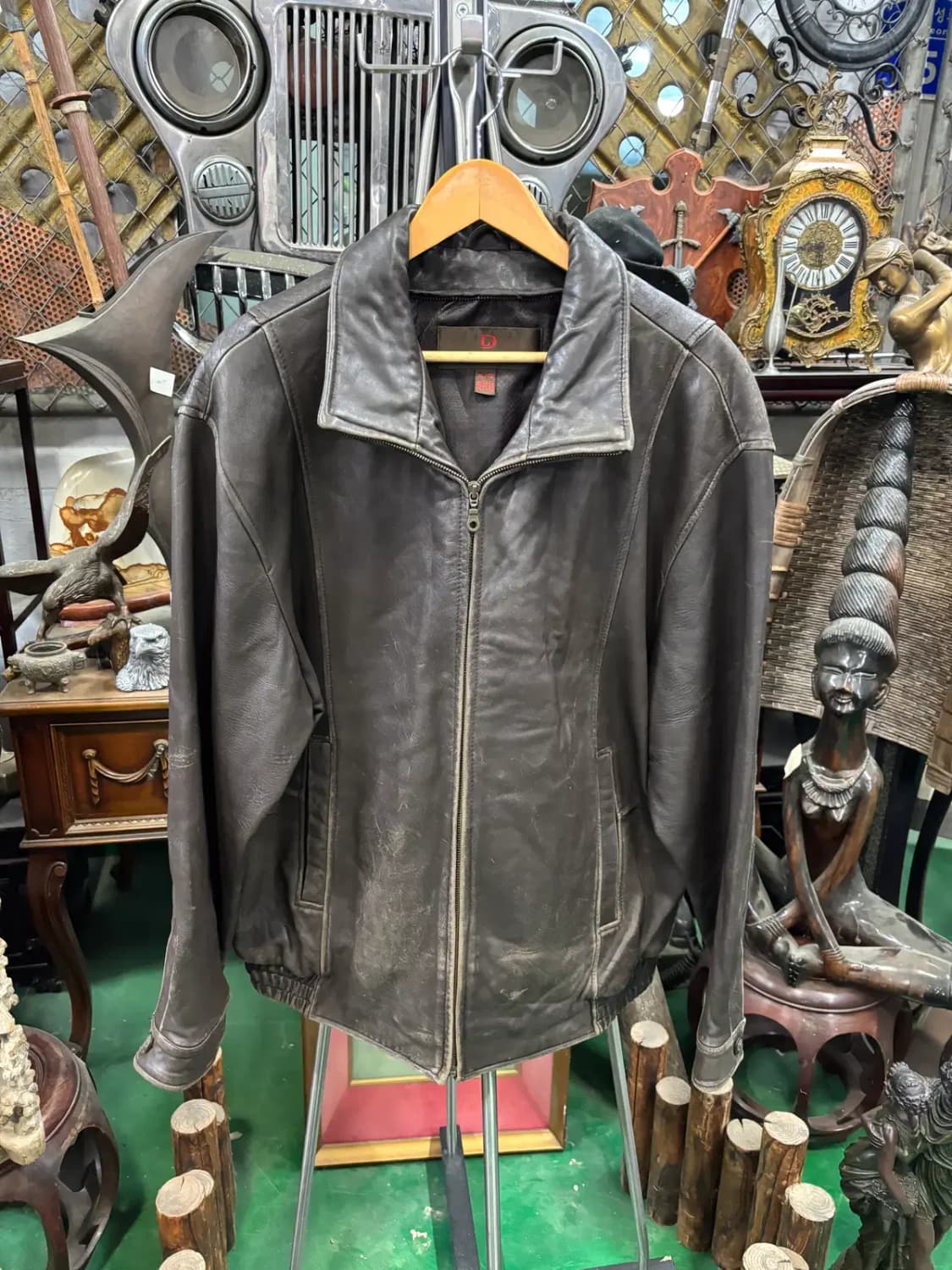 Danier (데니어) 천연 가죽 빈티지 자켓 상품이미지1