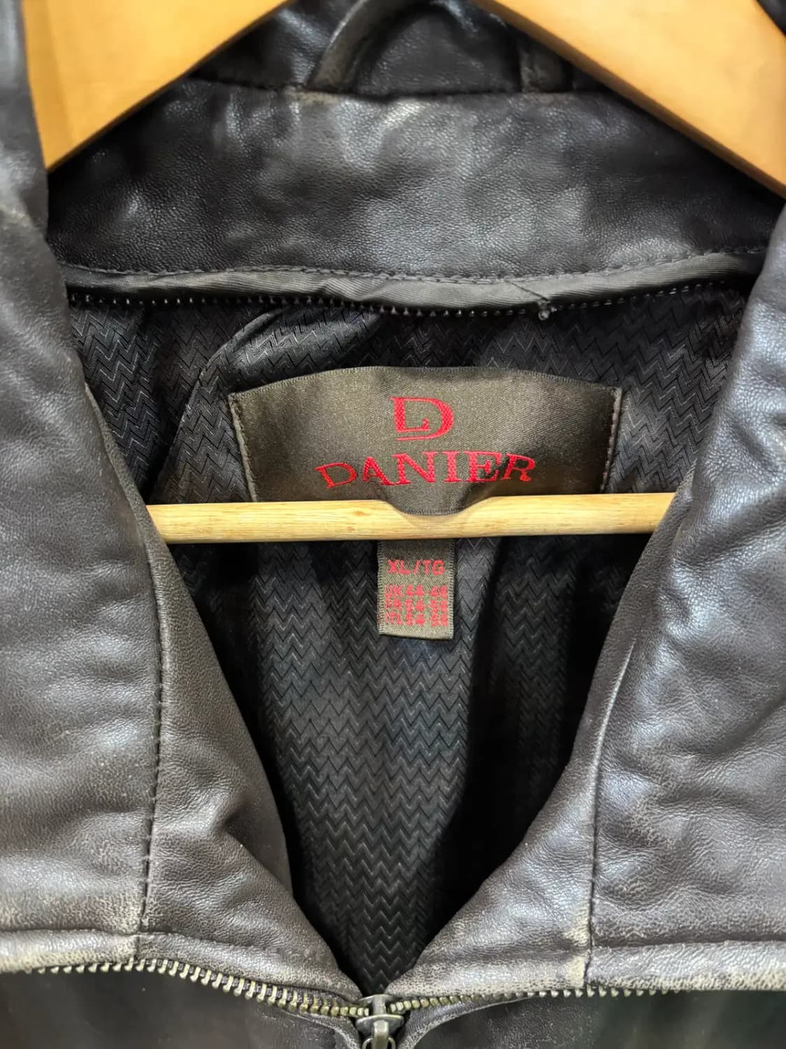 Danier (데니어) 천연 가죽 빈티지 자켓 상품이미지2