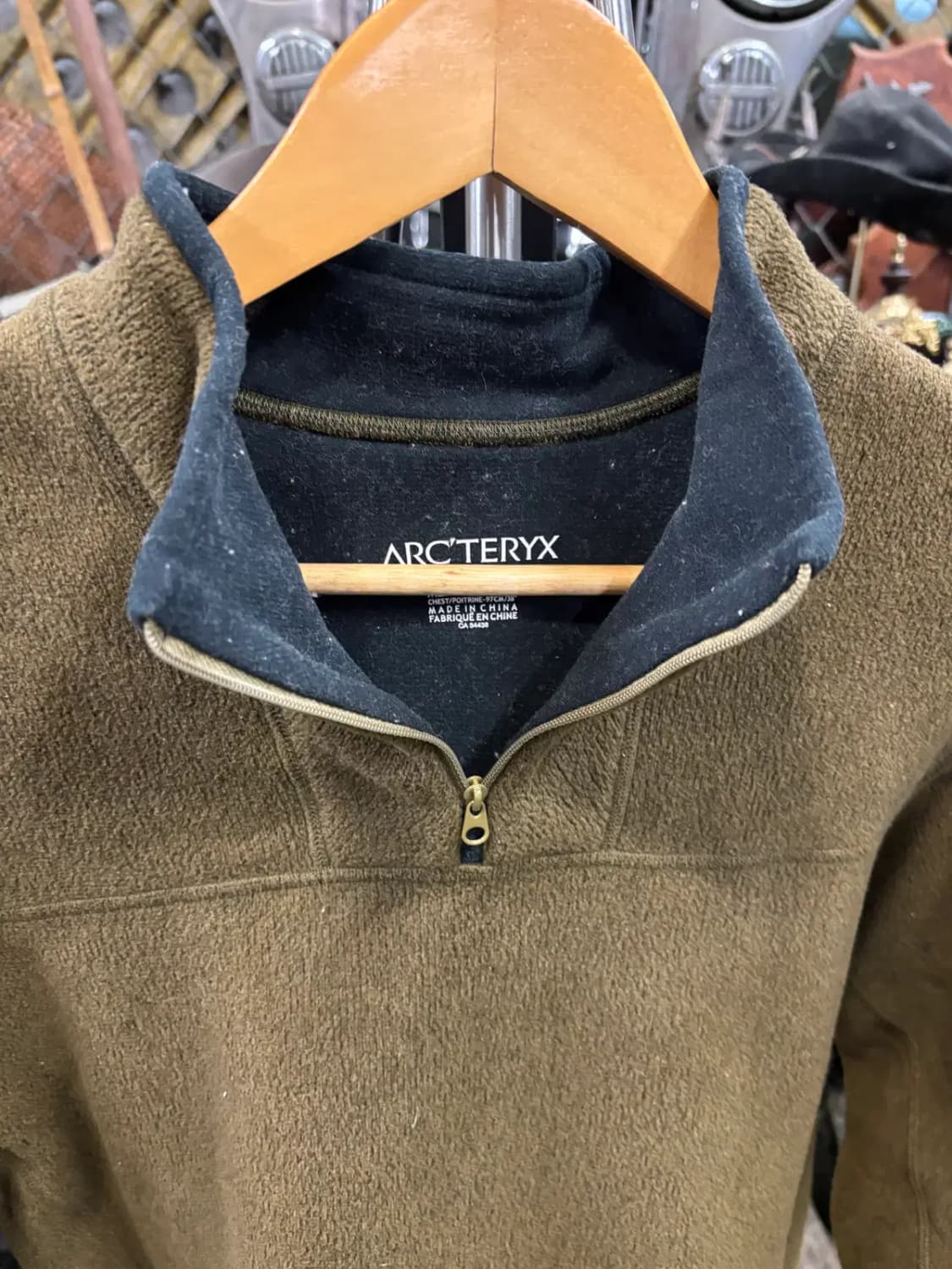 아크테릭스 코버트 1/4 집업 플리스 풀오버 상품이미지2