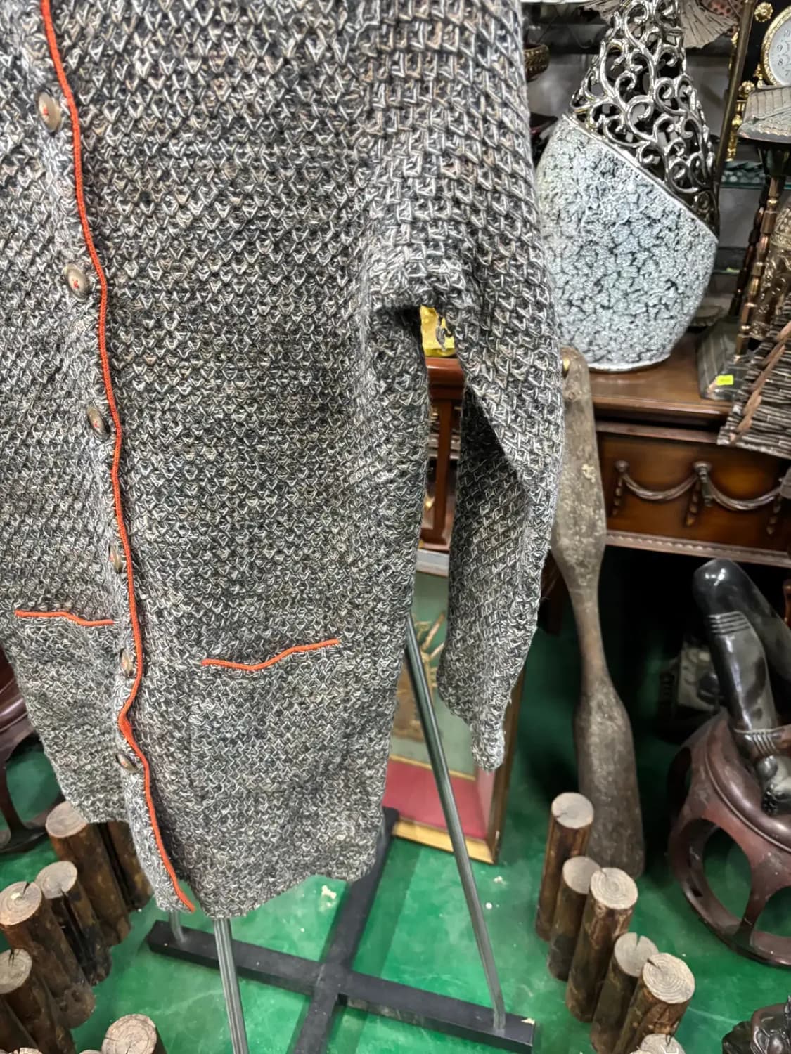 타미힐피거(Tommy Hilfiger)모 100%스웨터 빈티지 가디건 상품이미지3