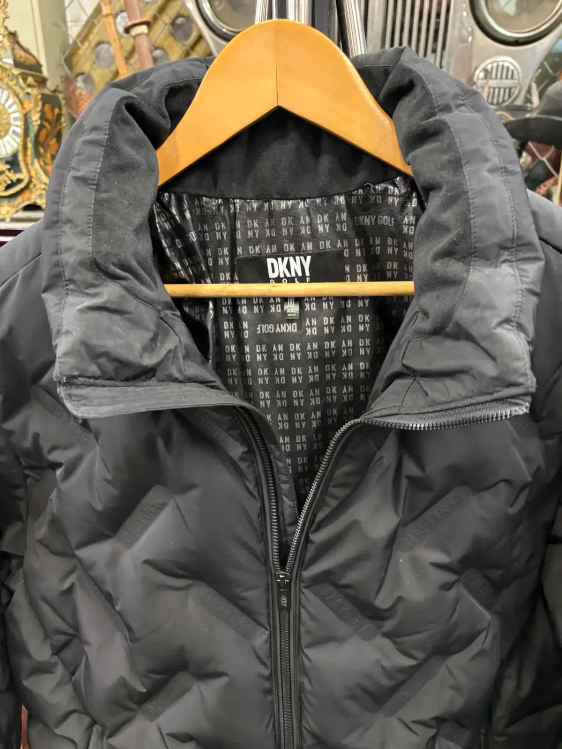 DKNY GOLF 퀄팅(누빔)오리털 경량 패딩 점퍼 상품이미지2