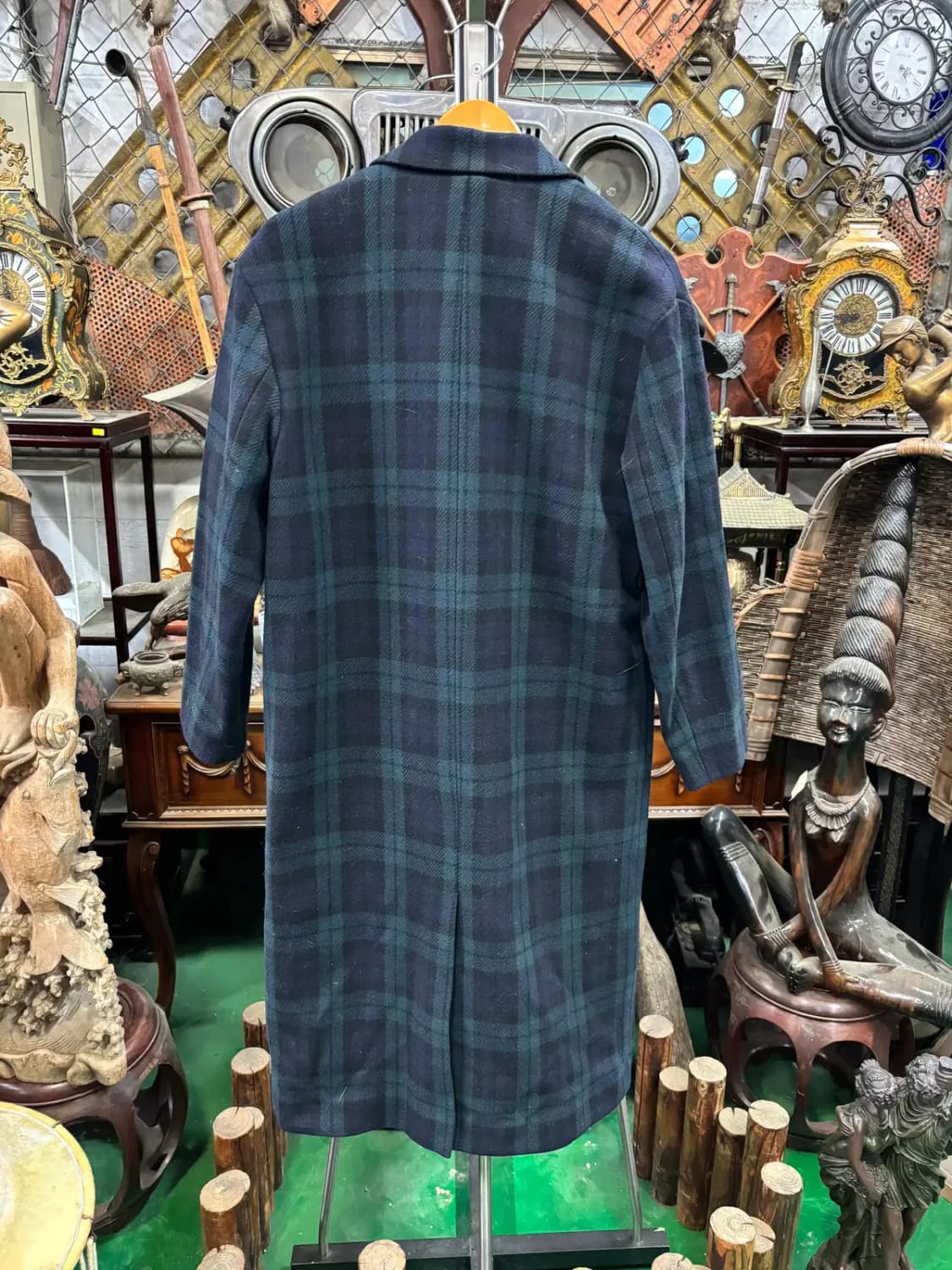 스튜디오 톰보이(STUDIO TOMBOY)체크 모 롱코트 상품이미지4