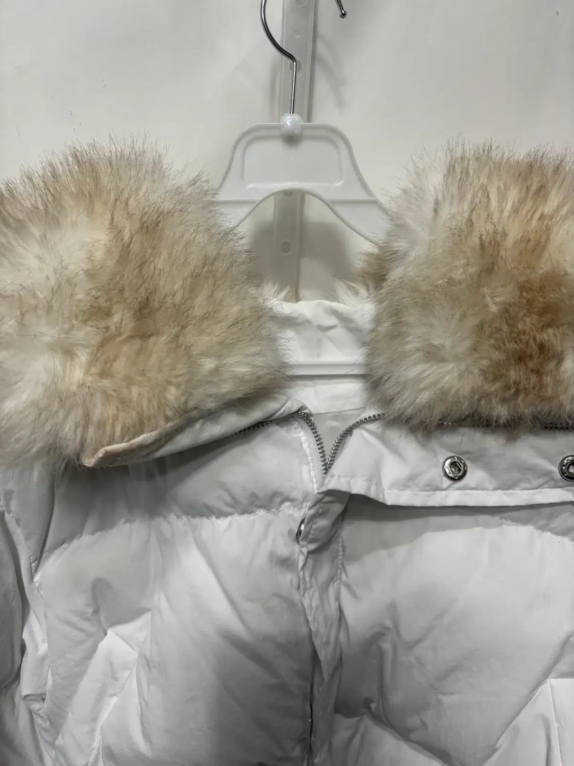 여성화이트 크롭 푸퍼 재킷(숏패딩) 상품이미지2