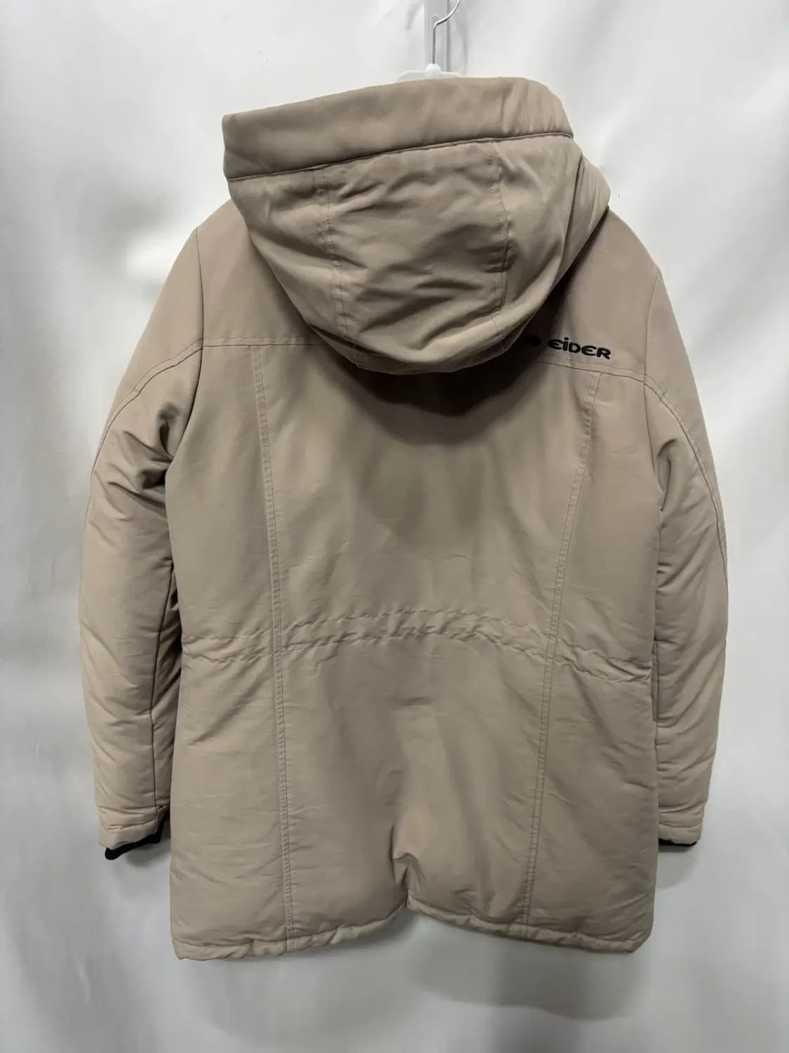 아이더(Eider)베이지 덕다운 후드 패딩 점퍼 상품이미지4