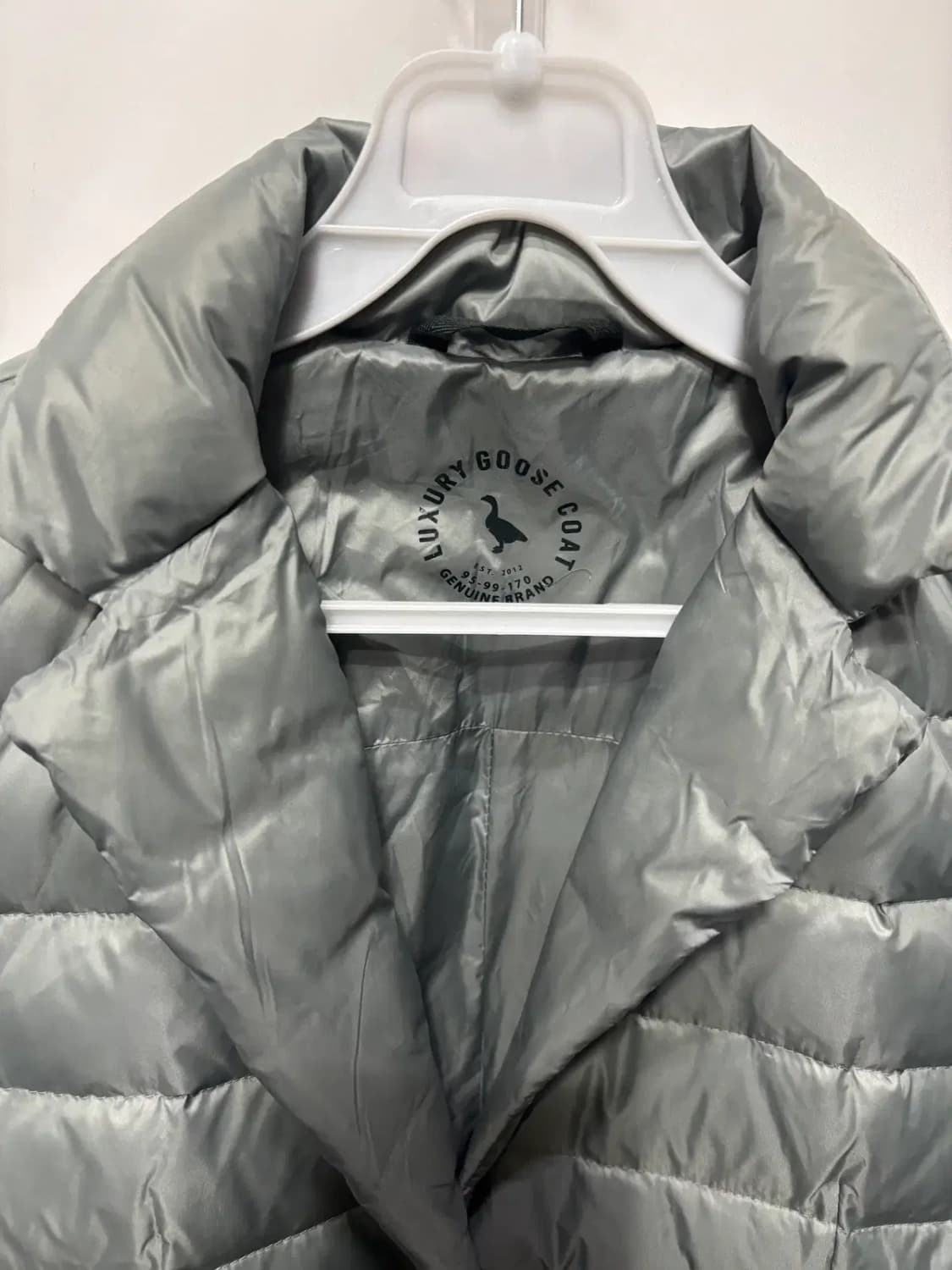 SJ 와니(SJ WANI) 구스 다운 벨티드 롱 패딩 88 상품이미지2