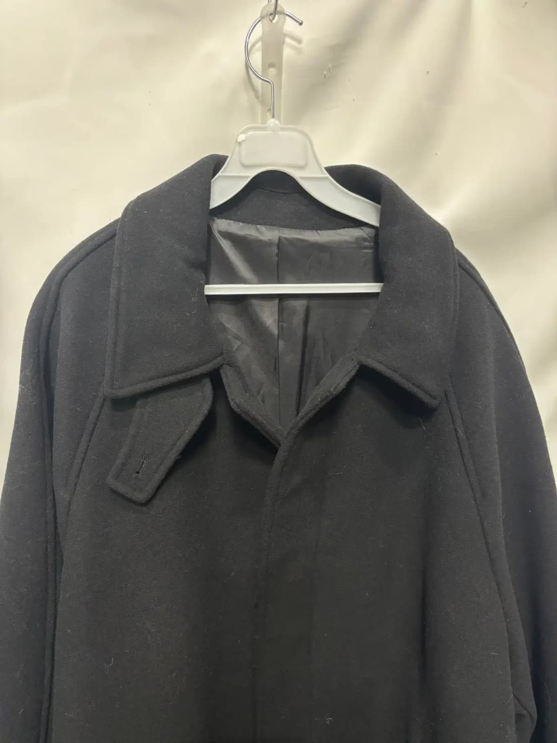 마인 브릿지 블랙 발마칸 울 롱코트 110 상품이미지2