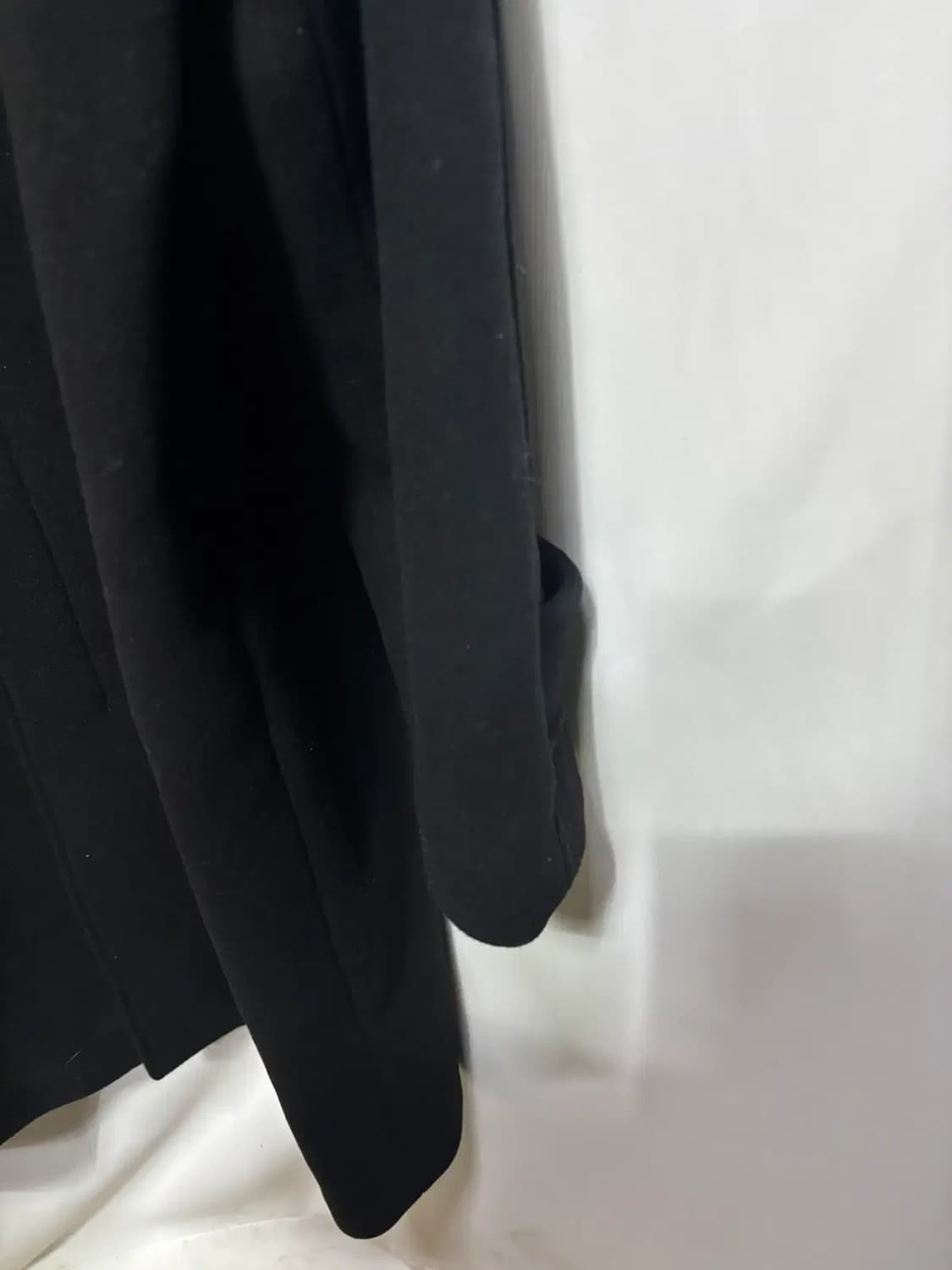 마인 브릿지 블랙 발마칸 울 롱코트 110 상품이미지3