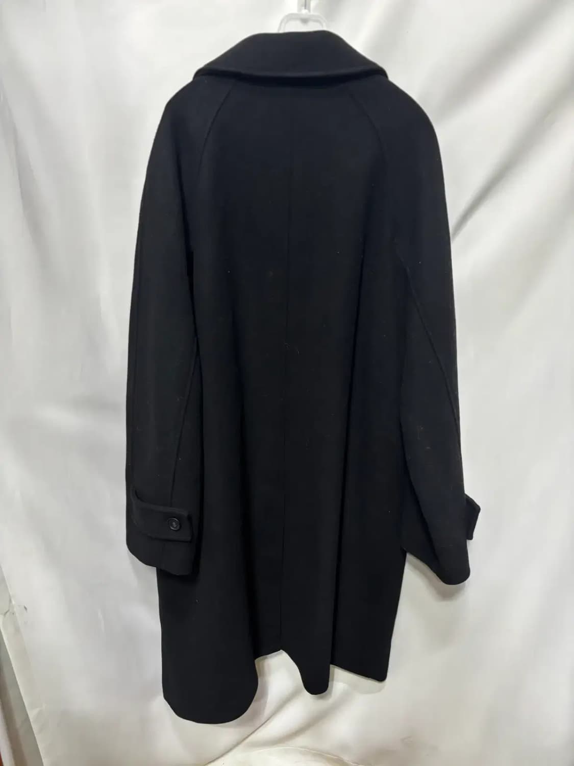 마인 브릿지 블랙 발마칸 울 롱코트 110 상품이미지4