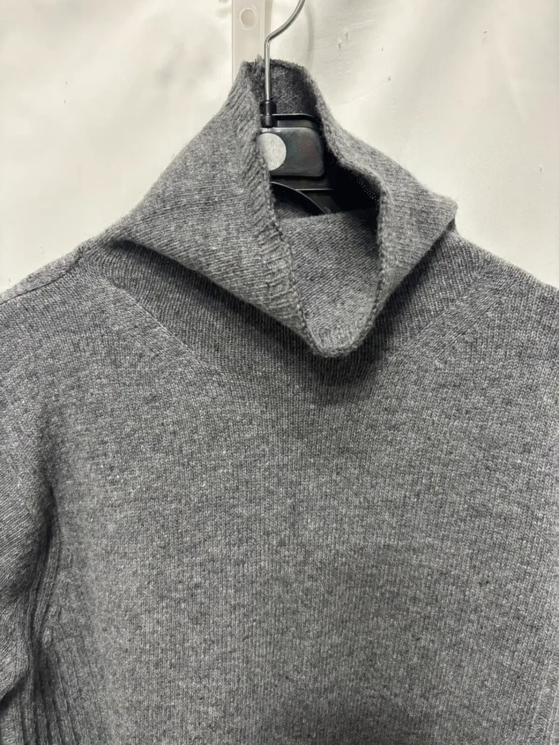 그레이 터틀넥 니트 롱 원피스 상품이미지2