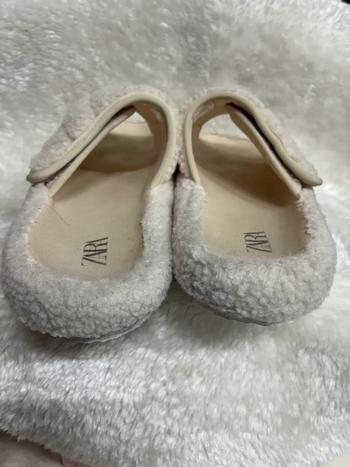 자라(ZARA)털 슬리퍼 뽀글이 겨울 슬리퍼 상품이미지3