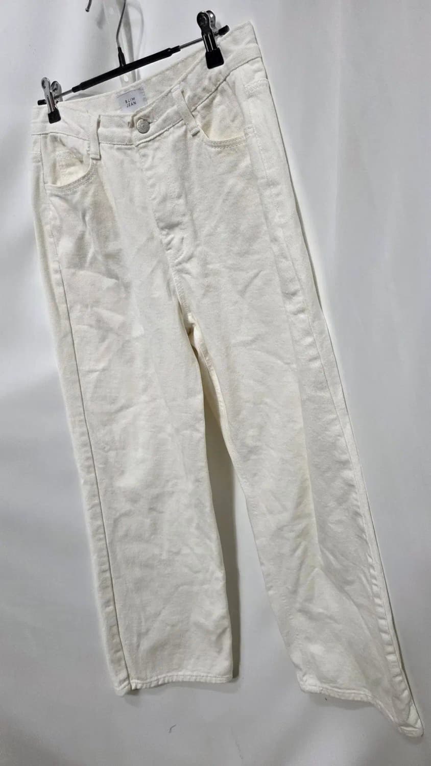 BLEM JEAN 화이트진 L 상품이미지3