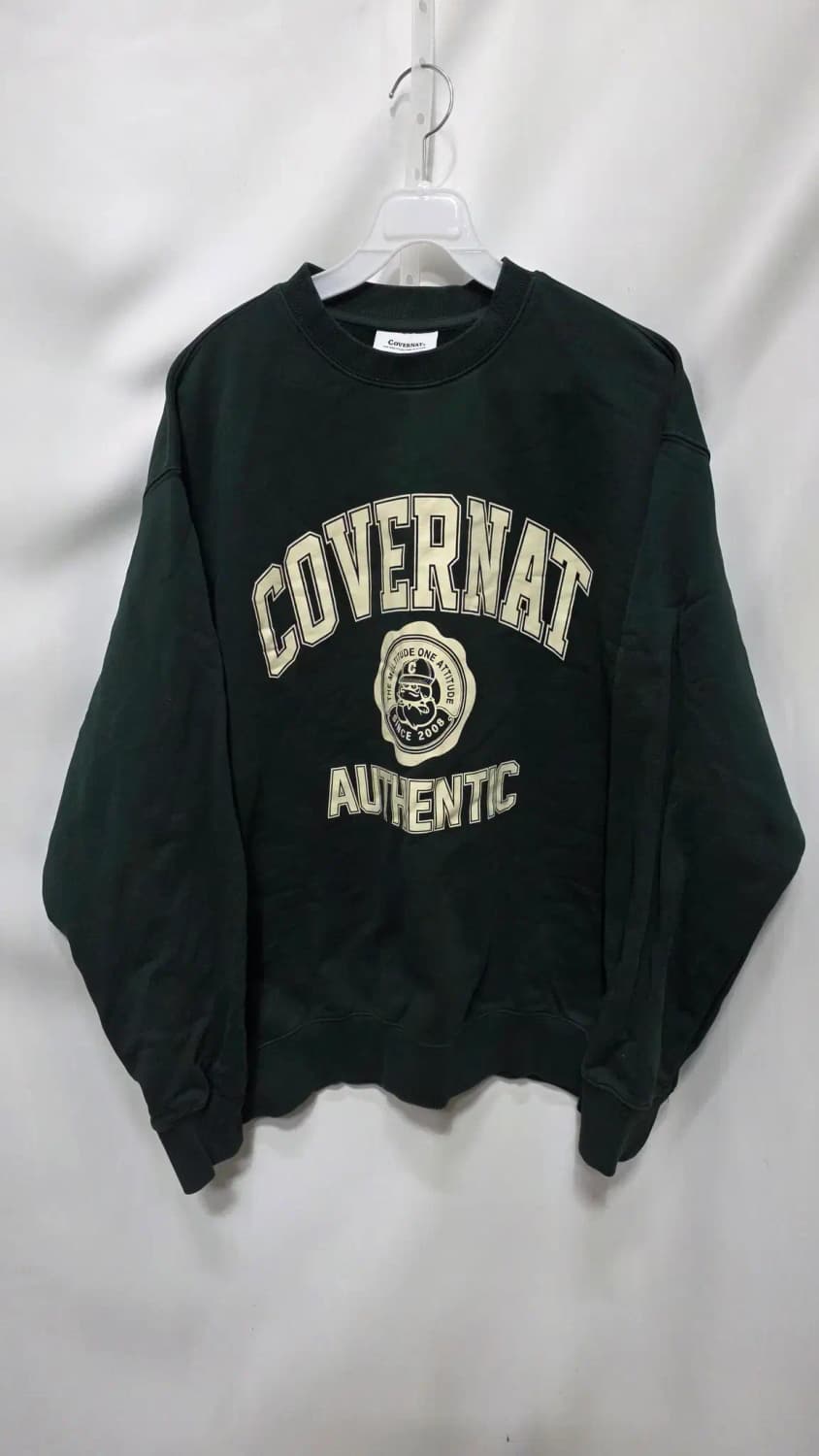 커버낫 빅로고 맨투맨 M 긴팔티셔츠 남여공용 상품이미지1