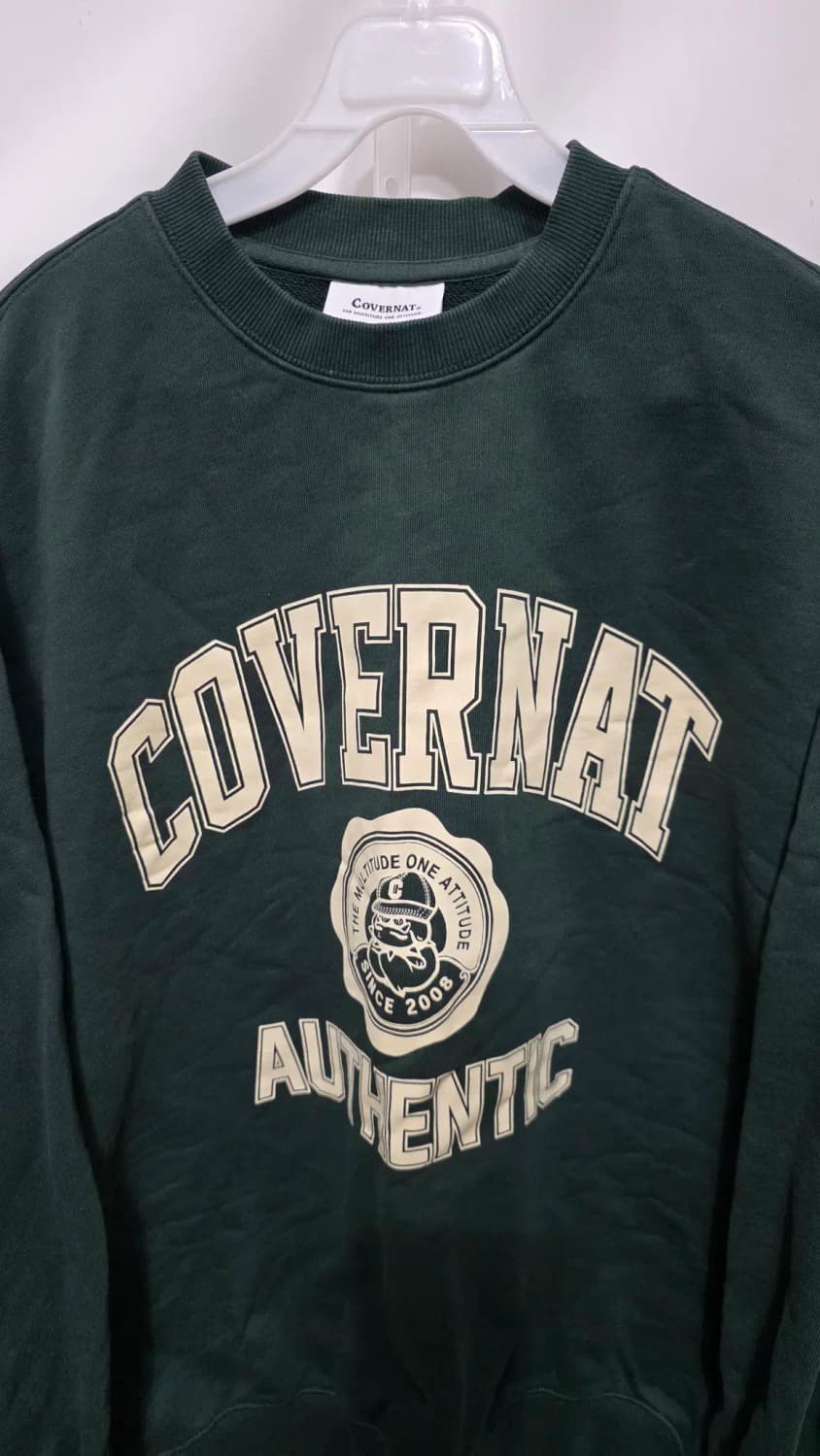 커버낫 빅로고 맨투맨 M 긴팔티셔츠 남여공용 상품이미지2