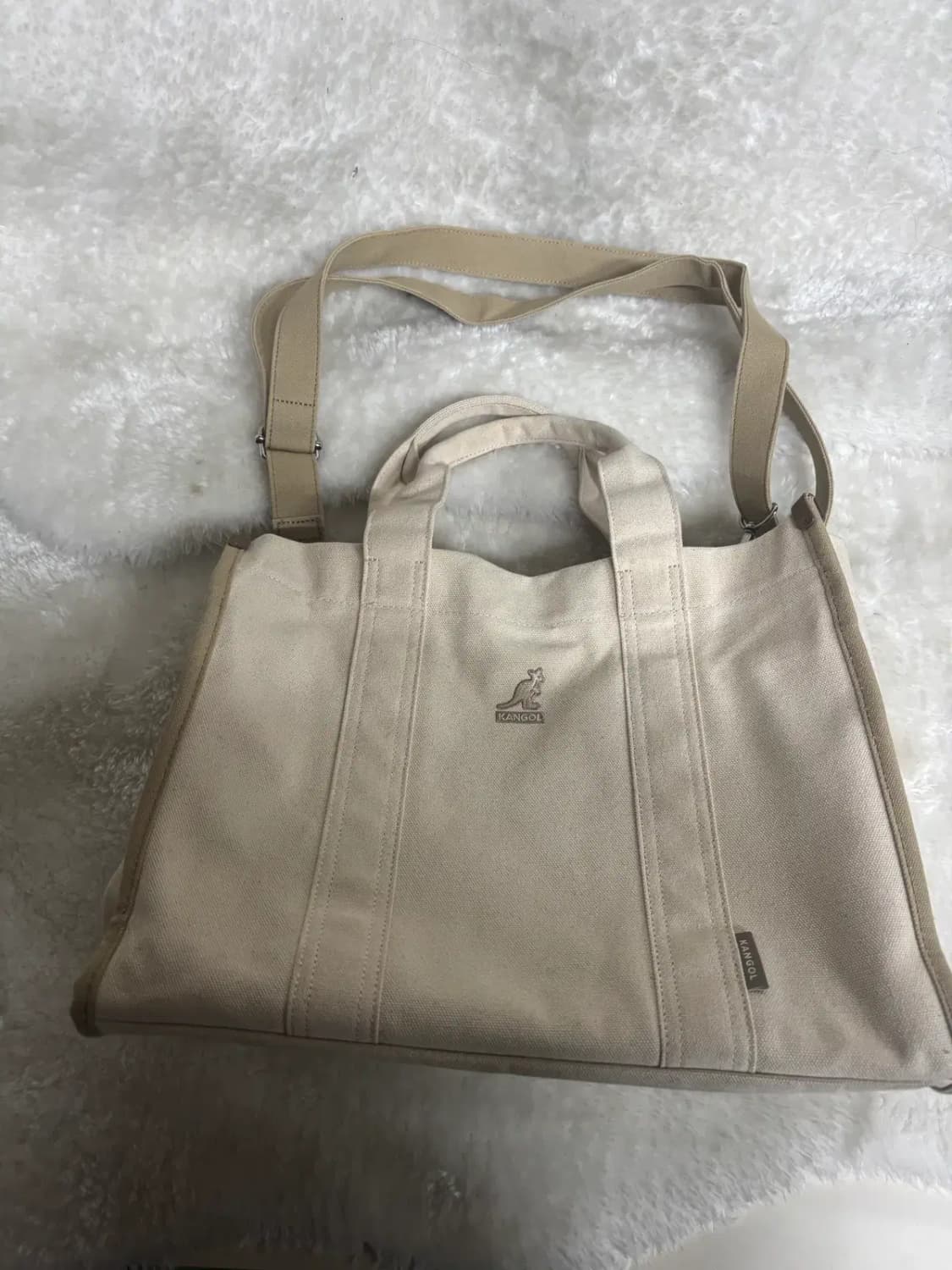 캉골(KANGOL) 샐리 캔버스 투웨이 토트백 앤 숄더백 상품이미지1