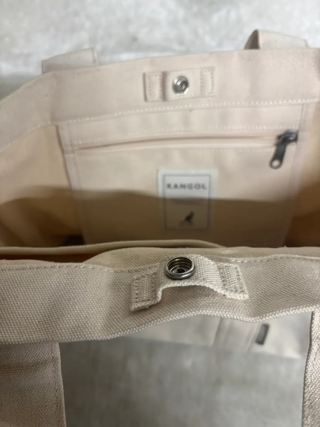 캉골(KANGOL) 샐리 캔버스 투웨이 토트백 앤 숄더백 상품이미지4