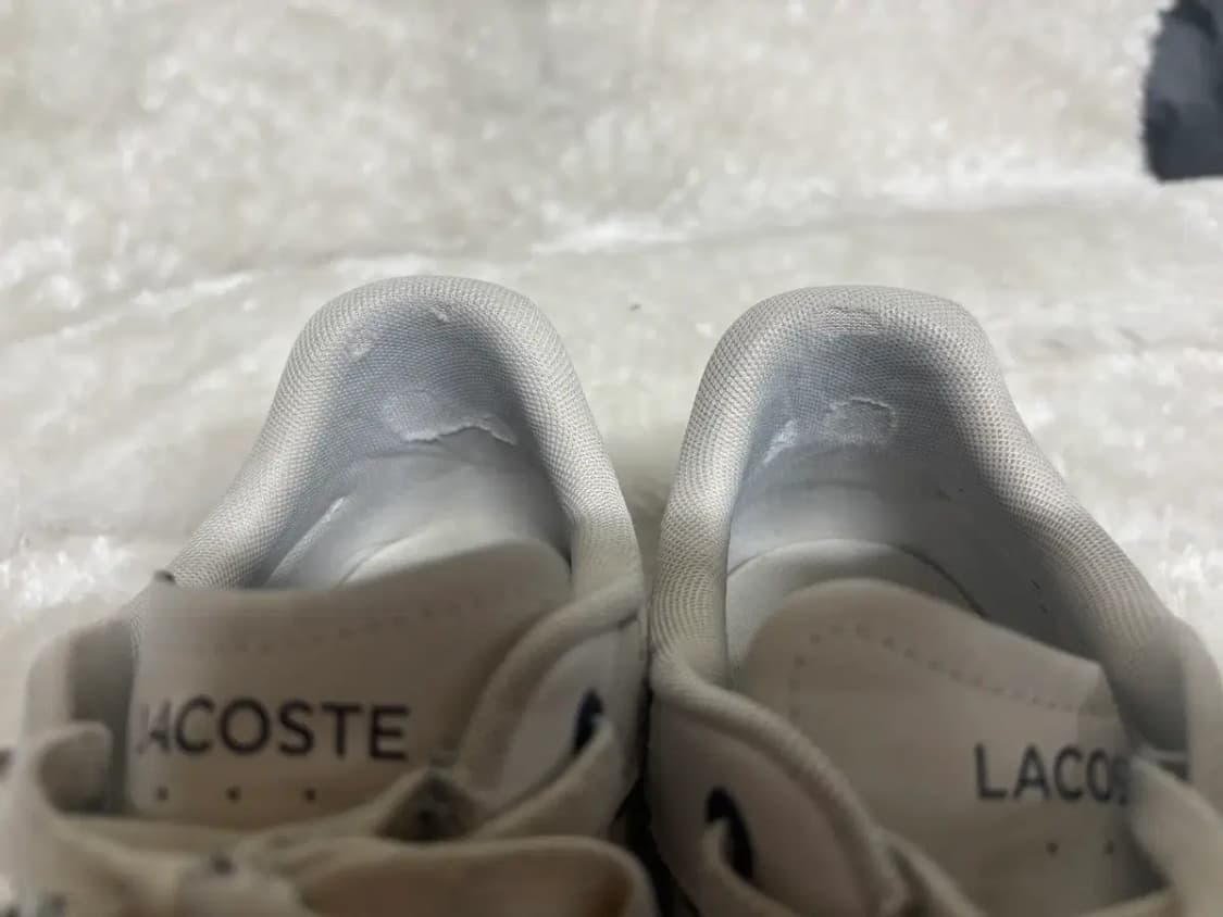 라코스테 (Lacoste) 화이트 레더 스니커즈 상품이미지5