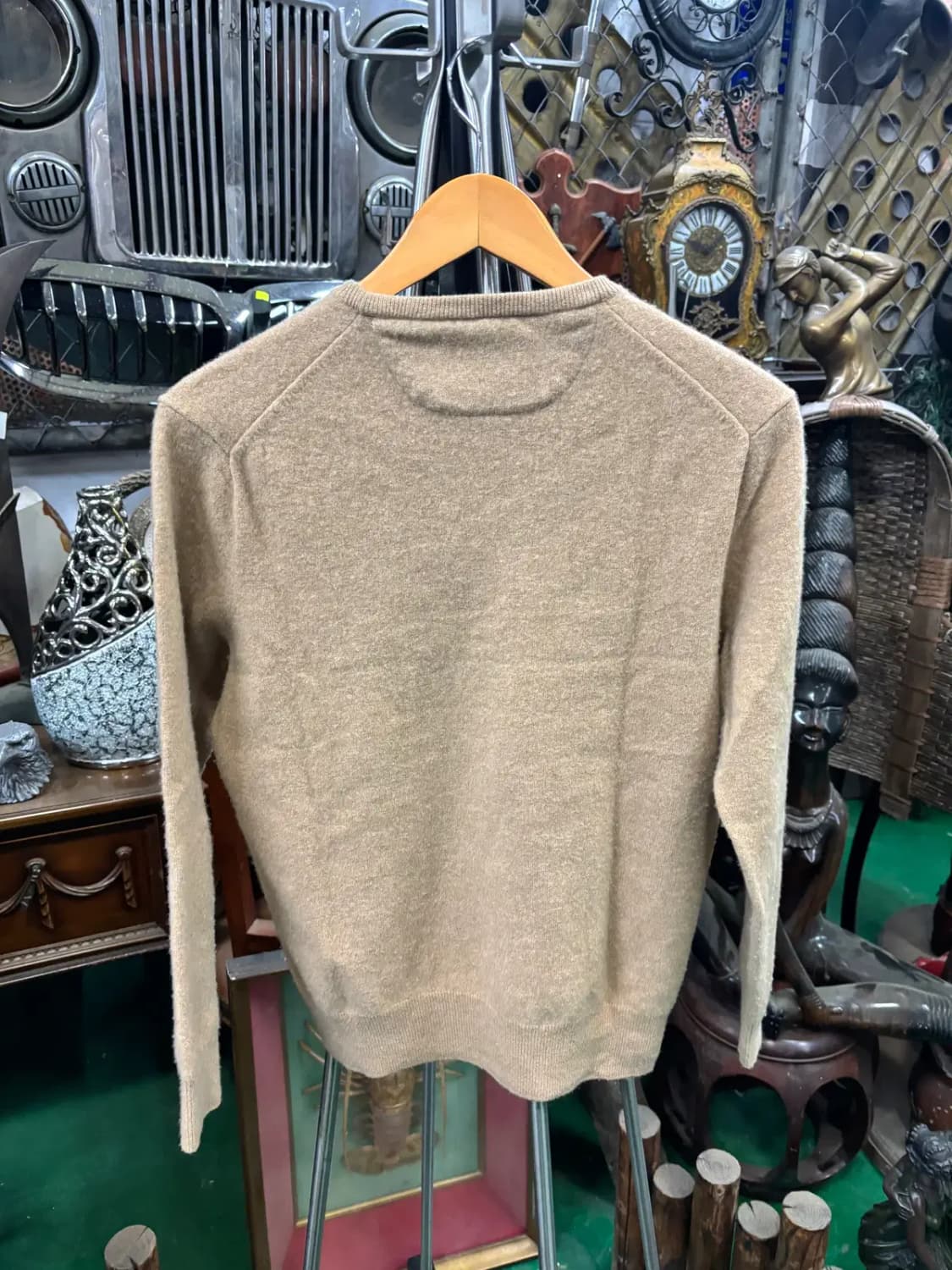 폴로 랄프 로렌 남녀공용 양모 라운드 넥 니트 스웨터 상품이미지4