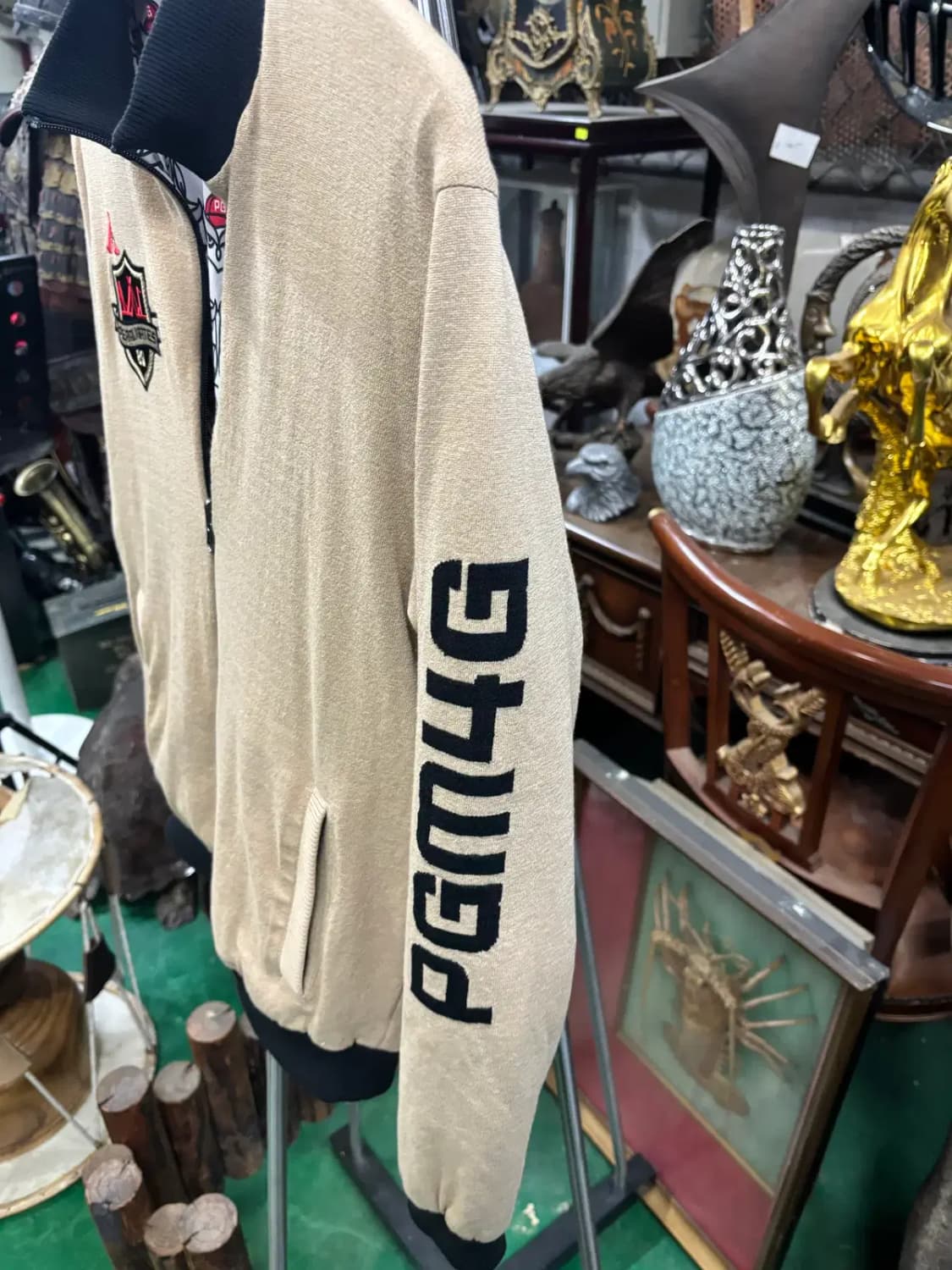 파리게이츠(Pearly Gates)골프 집업 양면 니트 재킷 가디건 상품이미지4