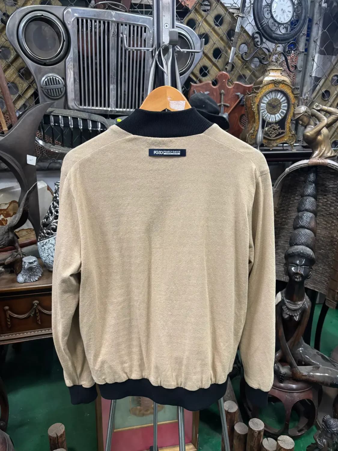 파리게이츠(Pearly Gates)골프 집업 양면 니트 재킷 가디건 상품이미지5