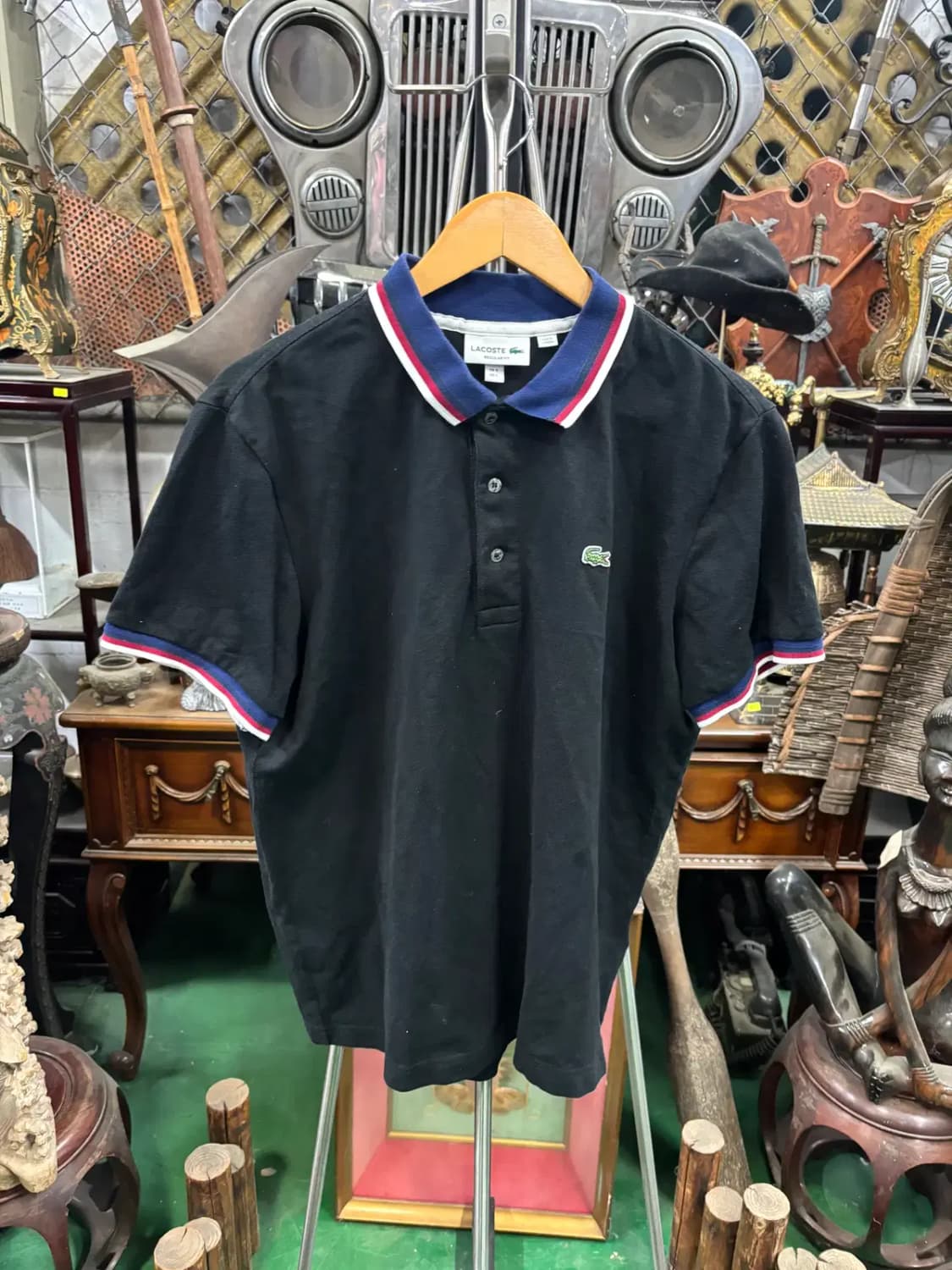 라코스테 남성 칼라 배색 폴로 셔츠 상품이미지1