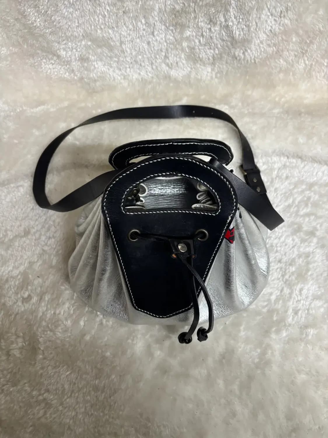 실버 드로스트링 백 복조리 백 상품이미지1