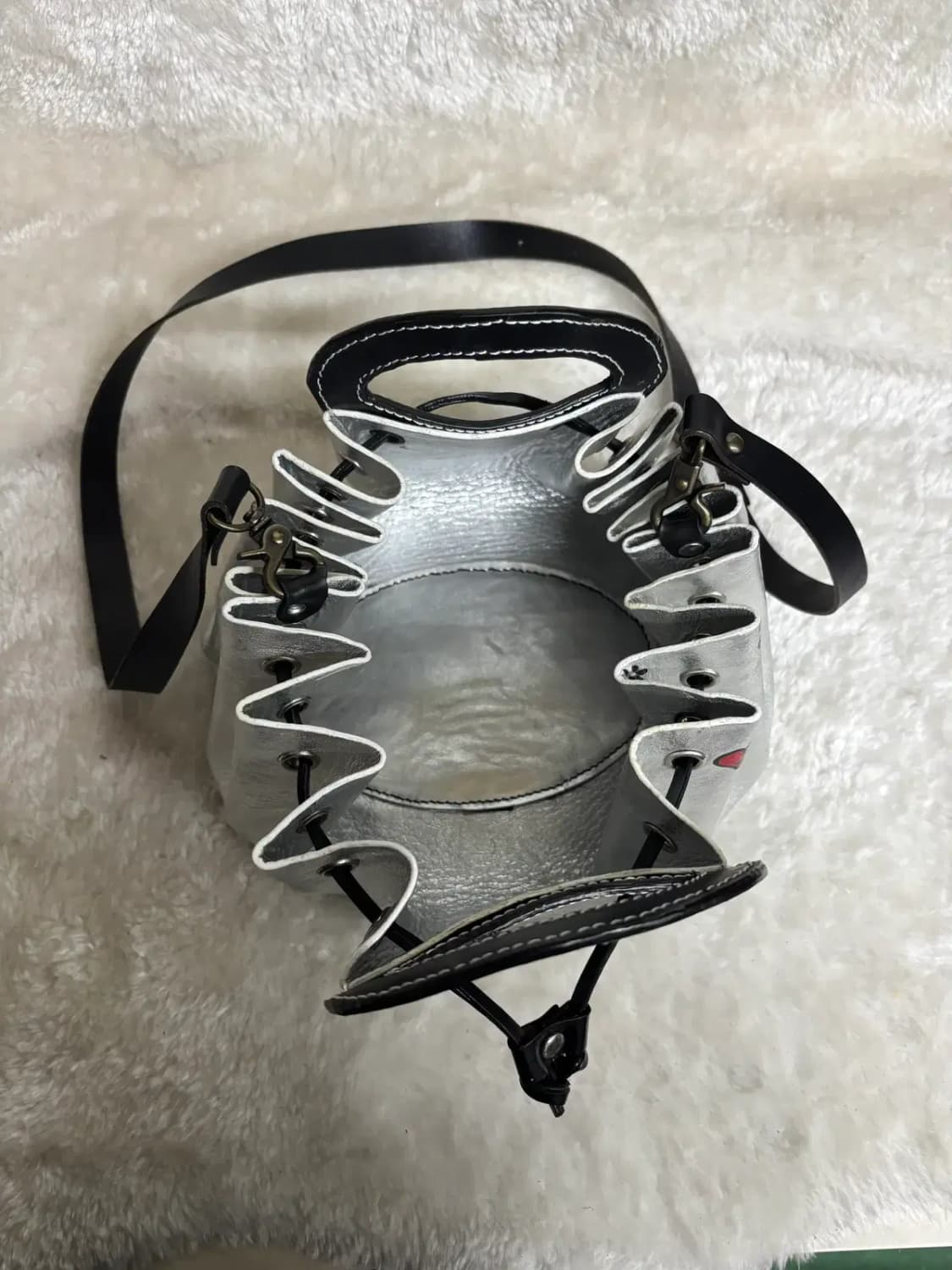 실버 드로스트링 백 복조리 백 상품이미지3