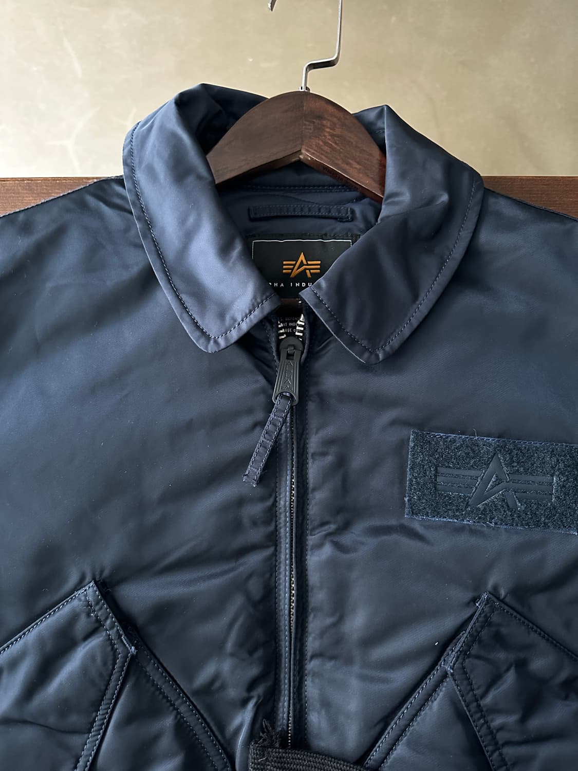 알파인더스트리 cwu 플라이트 자켓 네이비 블루 상품이미지2