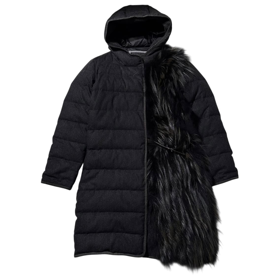 (매장판) 파비아나 필리피 폭스퍼 울 캐시미어 구스다운 패딩 상품이미지1