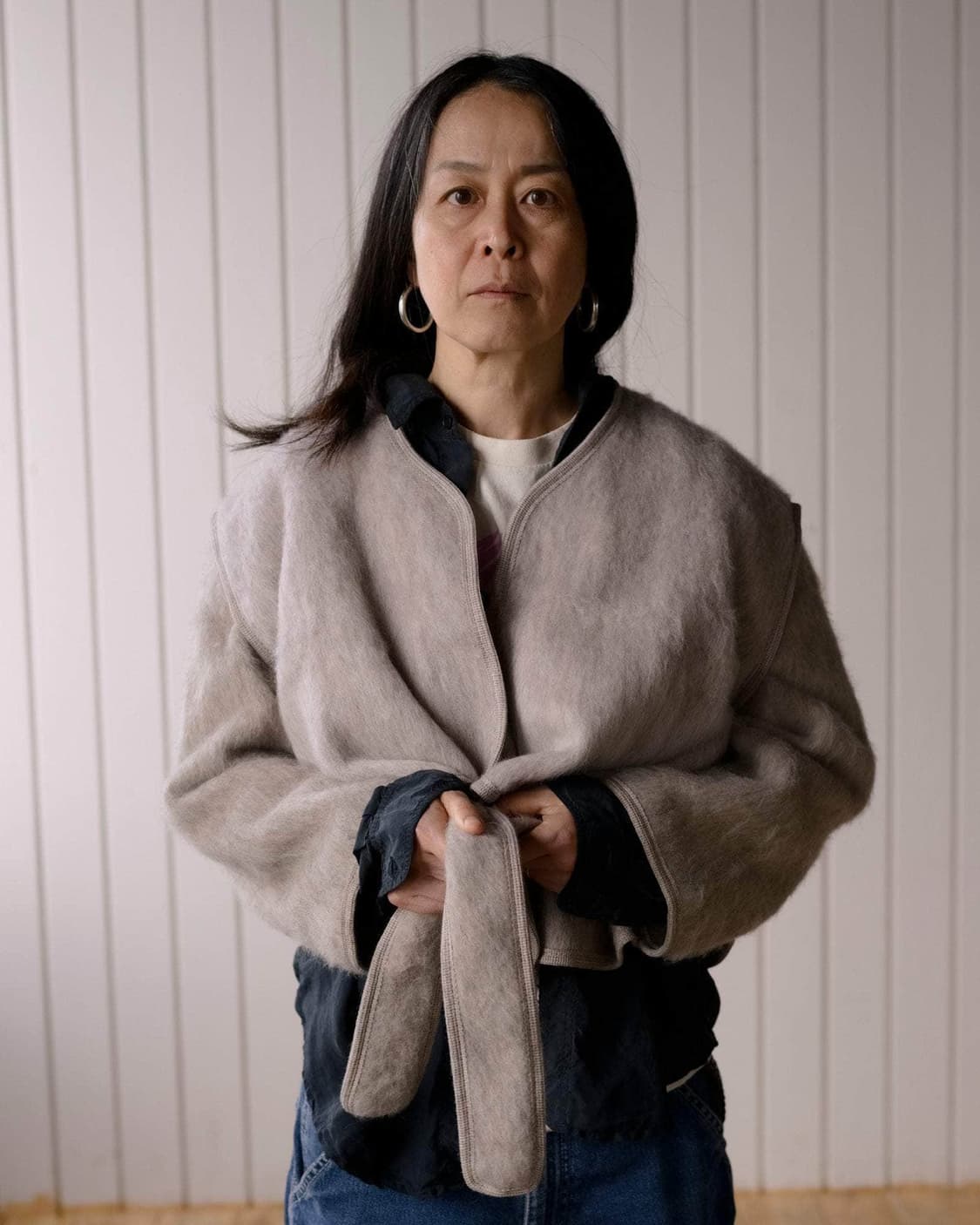 [XS/S,M/L]베이스레인지 Capas 울 자켓/사하라 상품이미지4