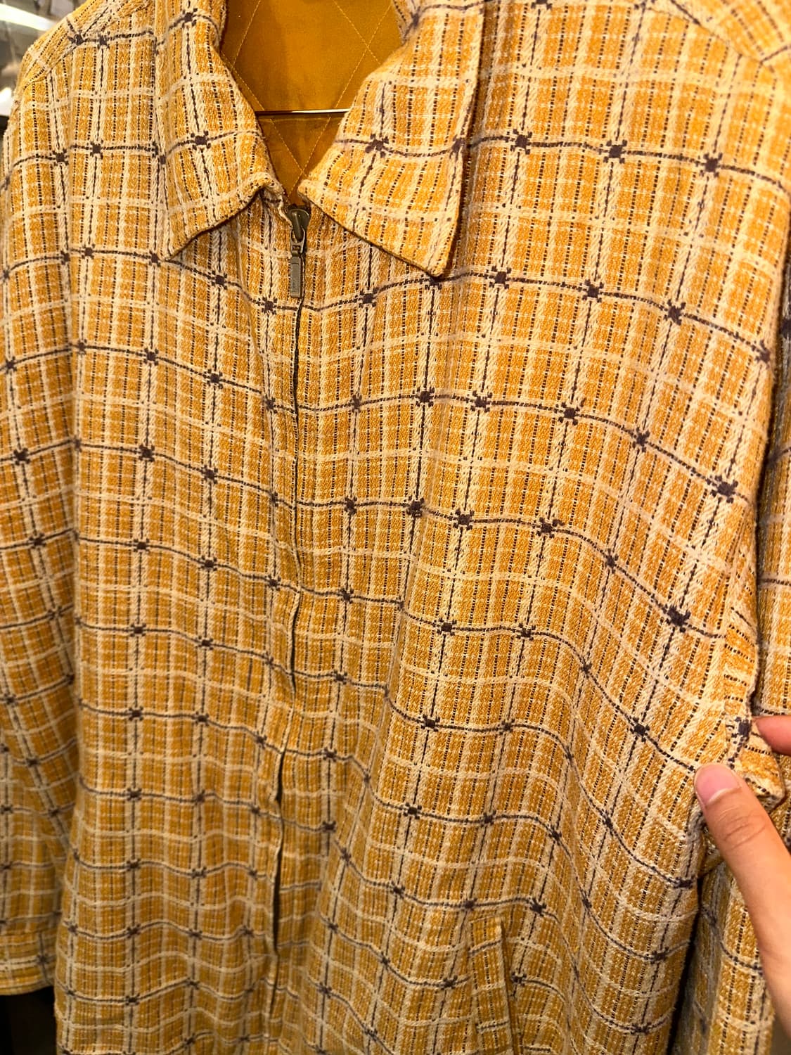 00’s O’Neill check pattern bomber jacket 상품이미지3